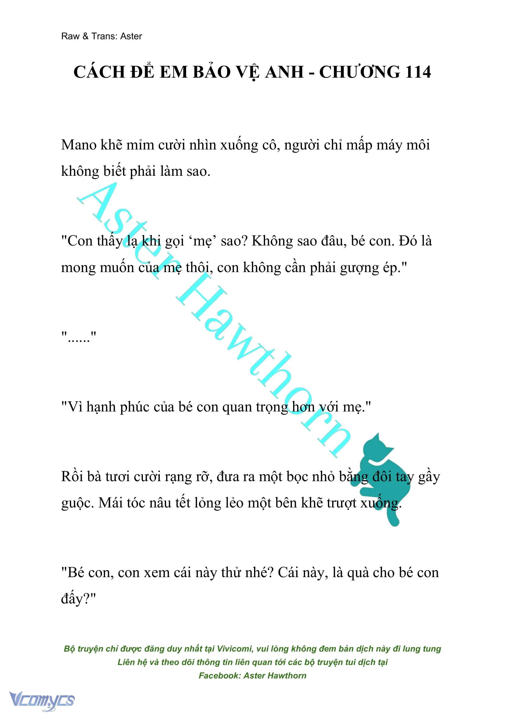 [NOVEL] Cách Để Em Bảo Vệ Anh Chap 114 - Trang 2