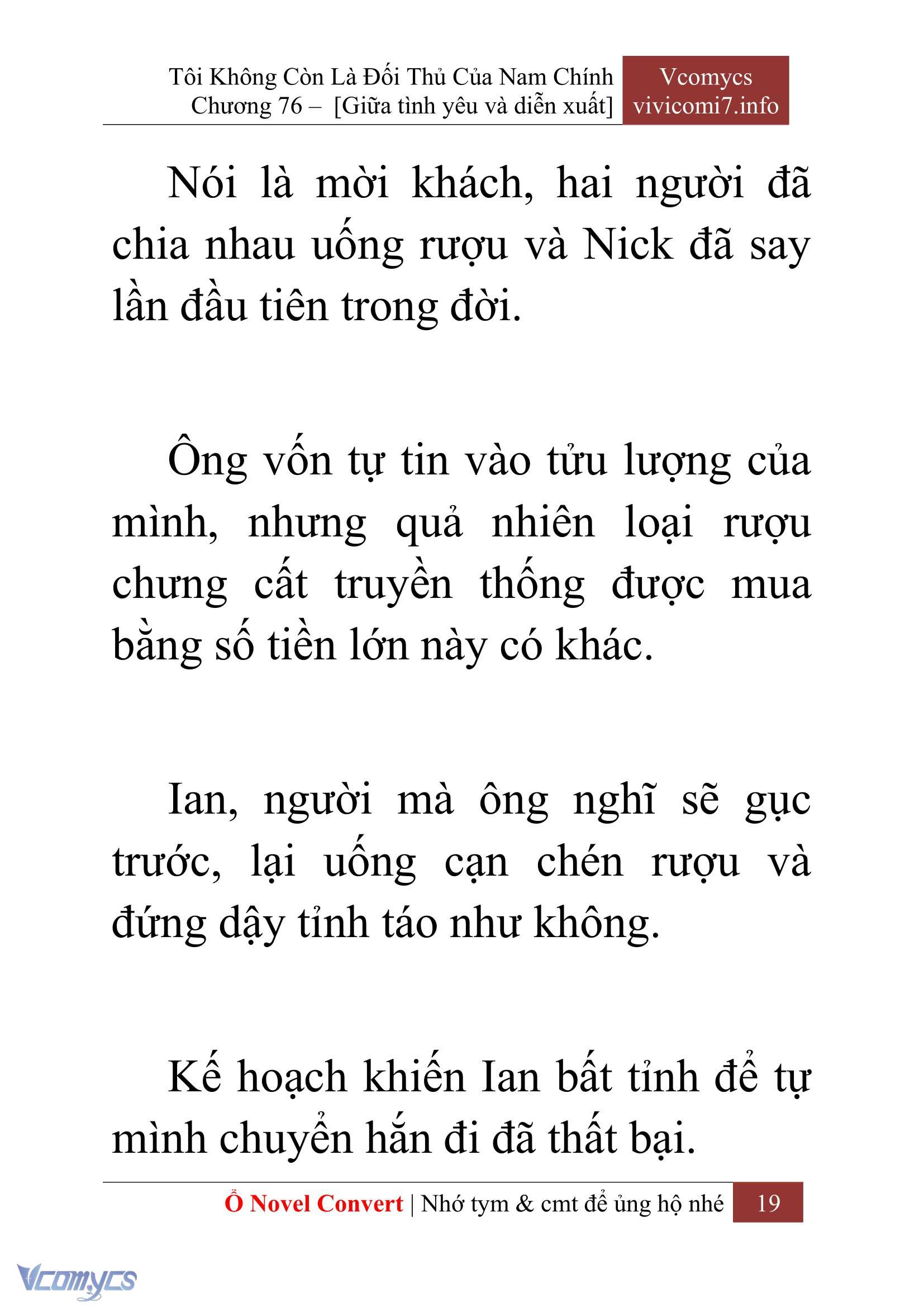 [Novel] Tôi Không Còn Là Đối Thủ Của Nam Chính Chap 76 - Trang 2