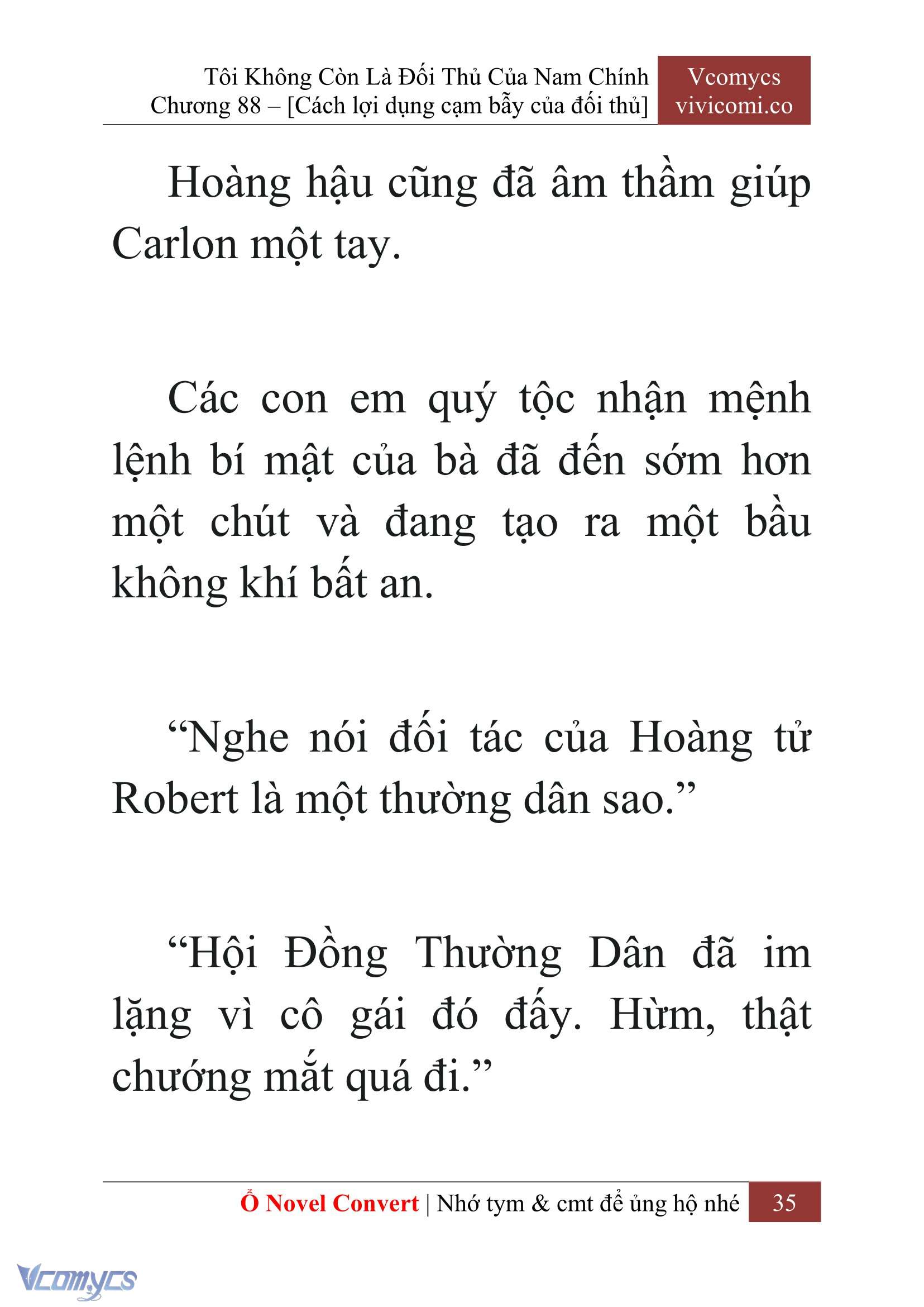[Novel] Tôi Không Còn Là Đối Thủ Của Nam Chính Chap 88 - Trang 2