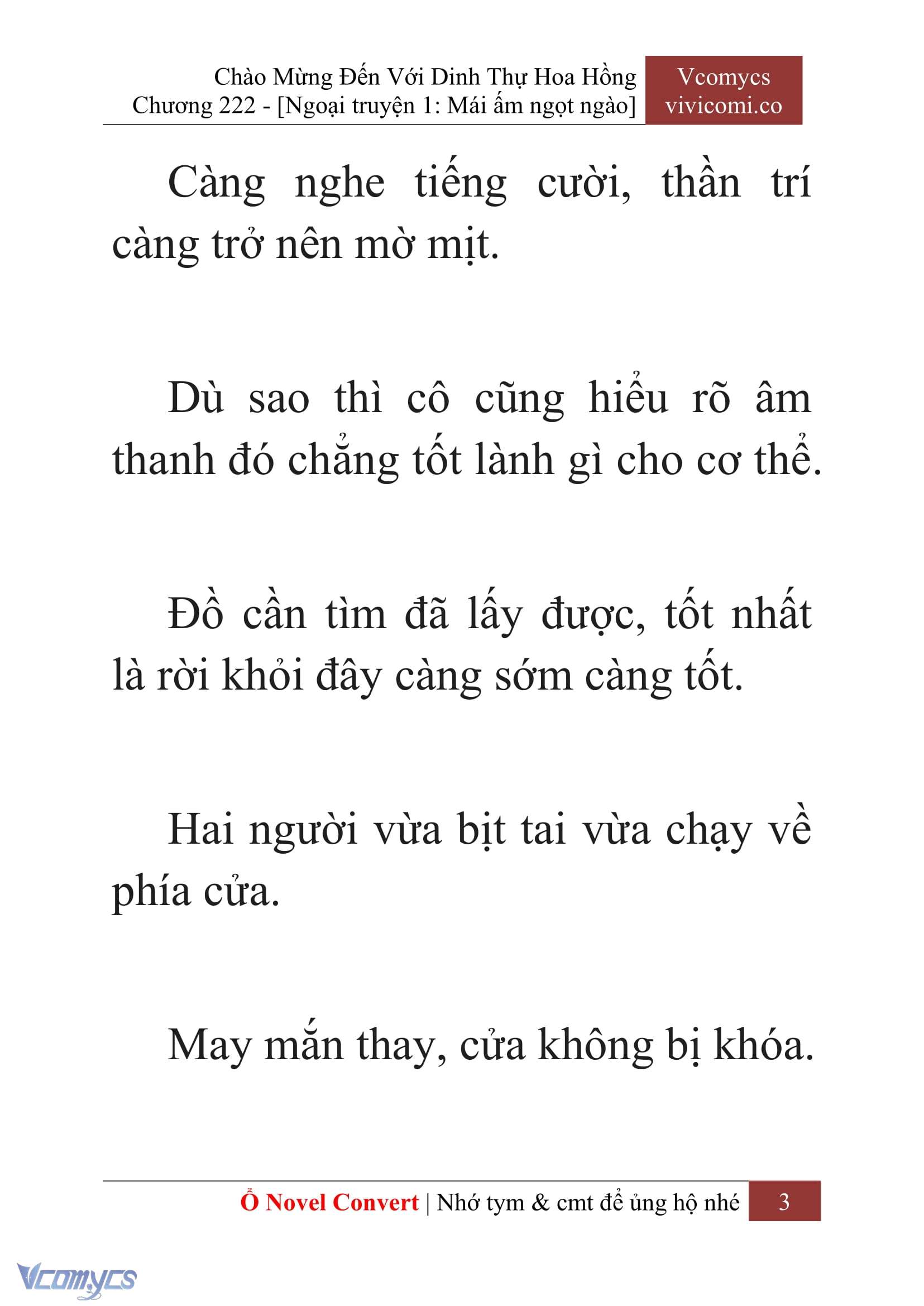 [Novel] Chào Mừng Đến Với Dinh Thự Hoa Hồng Chap 222 - Next Chap 223