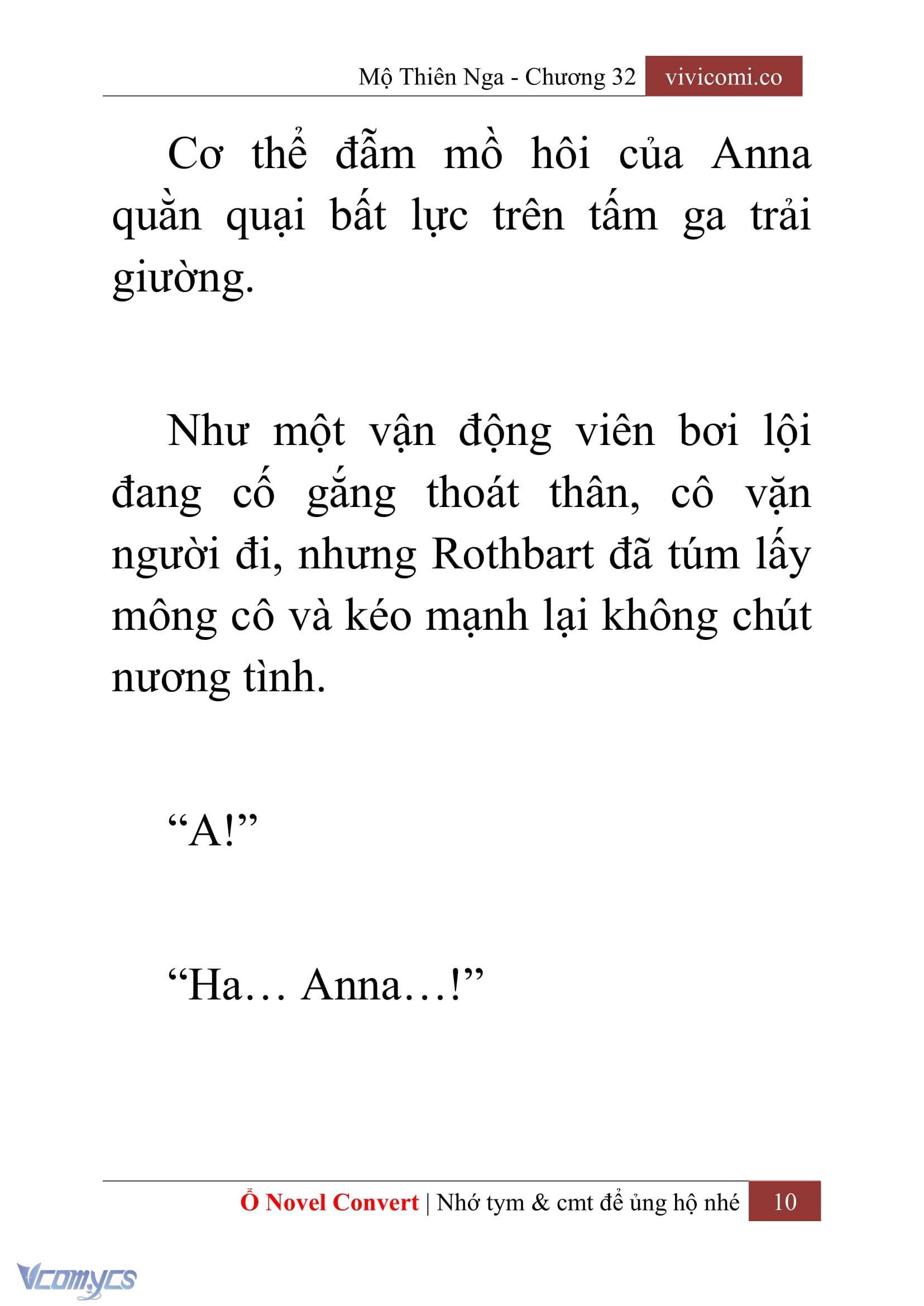 [Novel] Mộ Thiên Nga Chap 32 - Next Chap 33