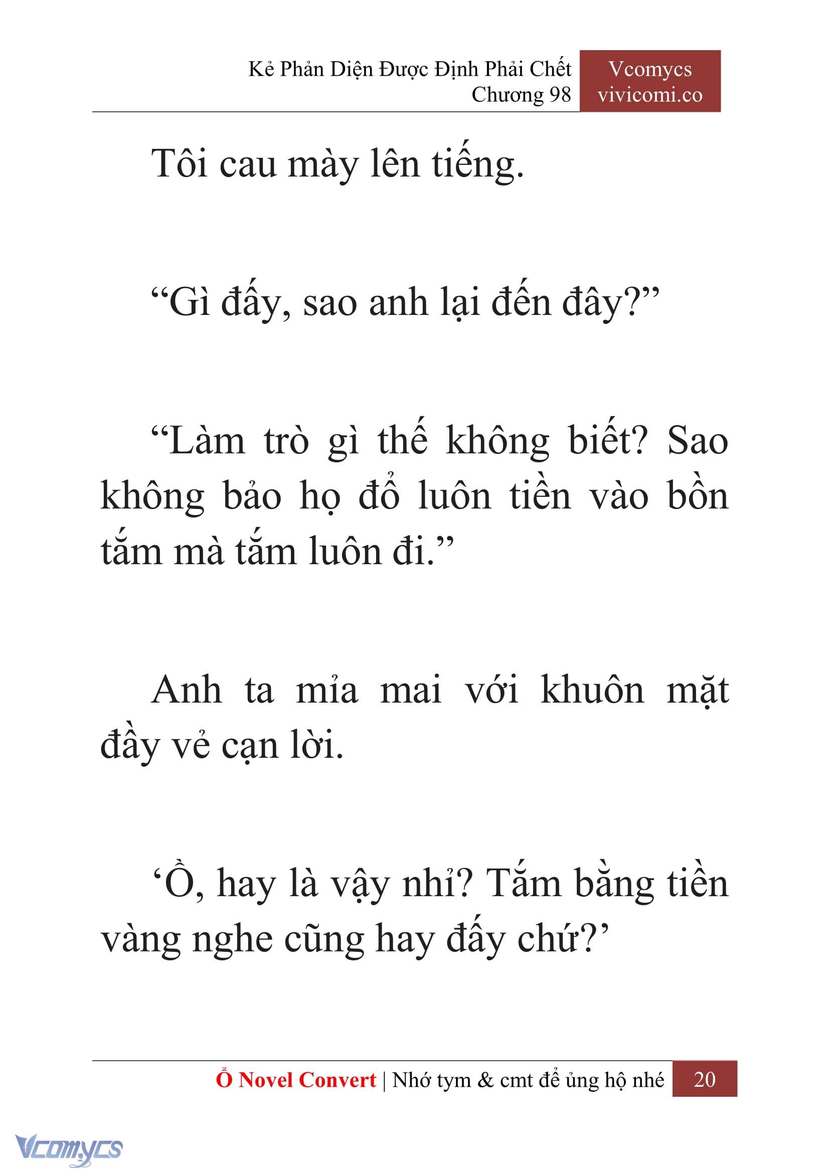 [Novel] Kẻ Phản Diện Được Định Phải Chết Chap 98 - Next Chap 99