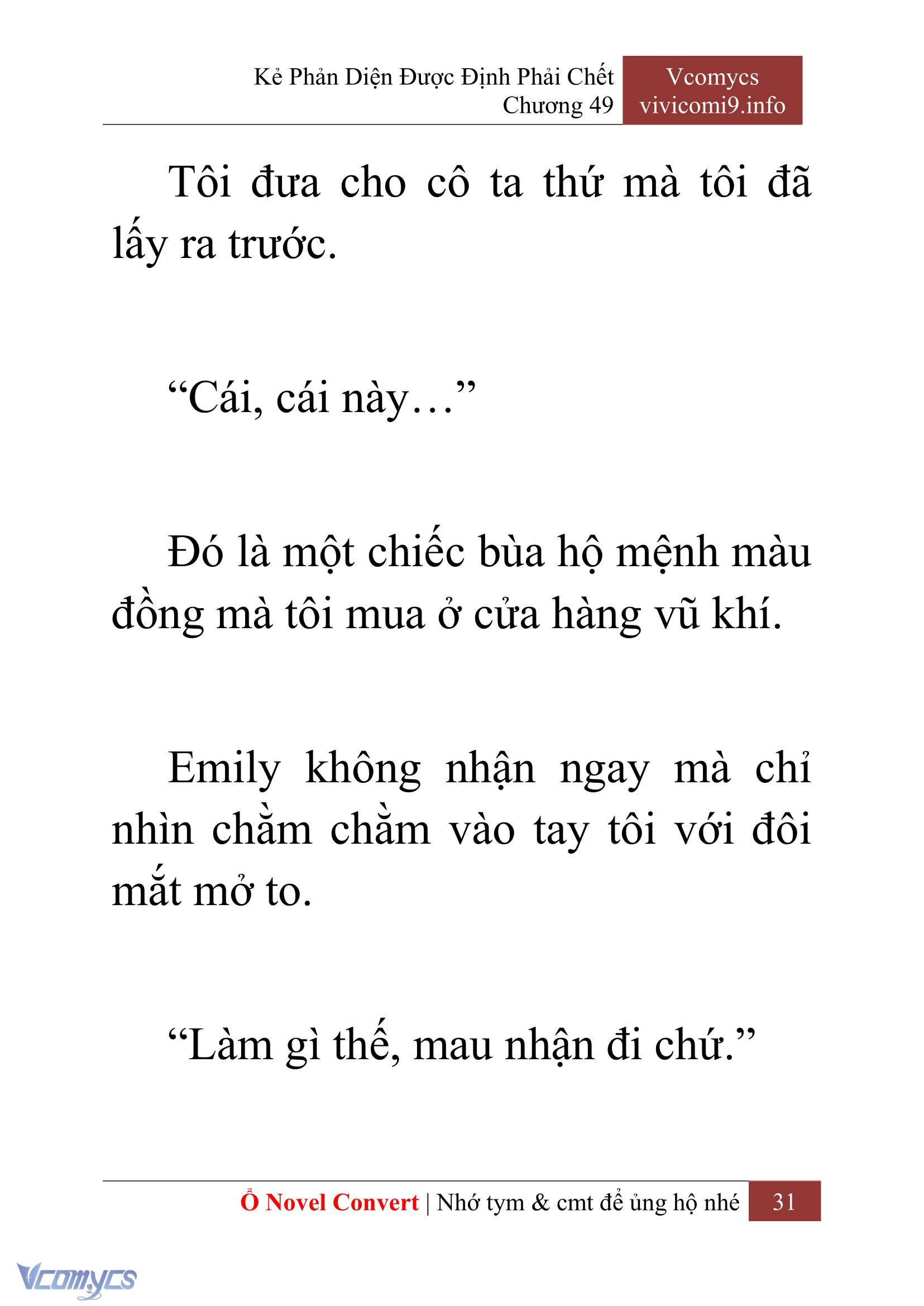 [Novel] Kẻ Phản Diện Được Định Phải Chết Chap 49 - Next Chap 50