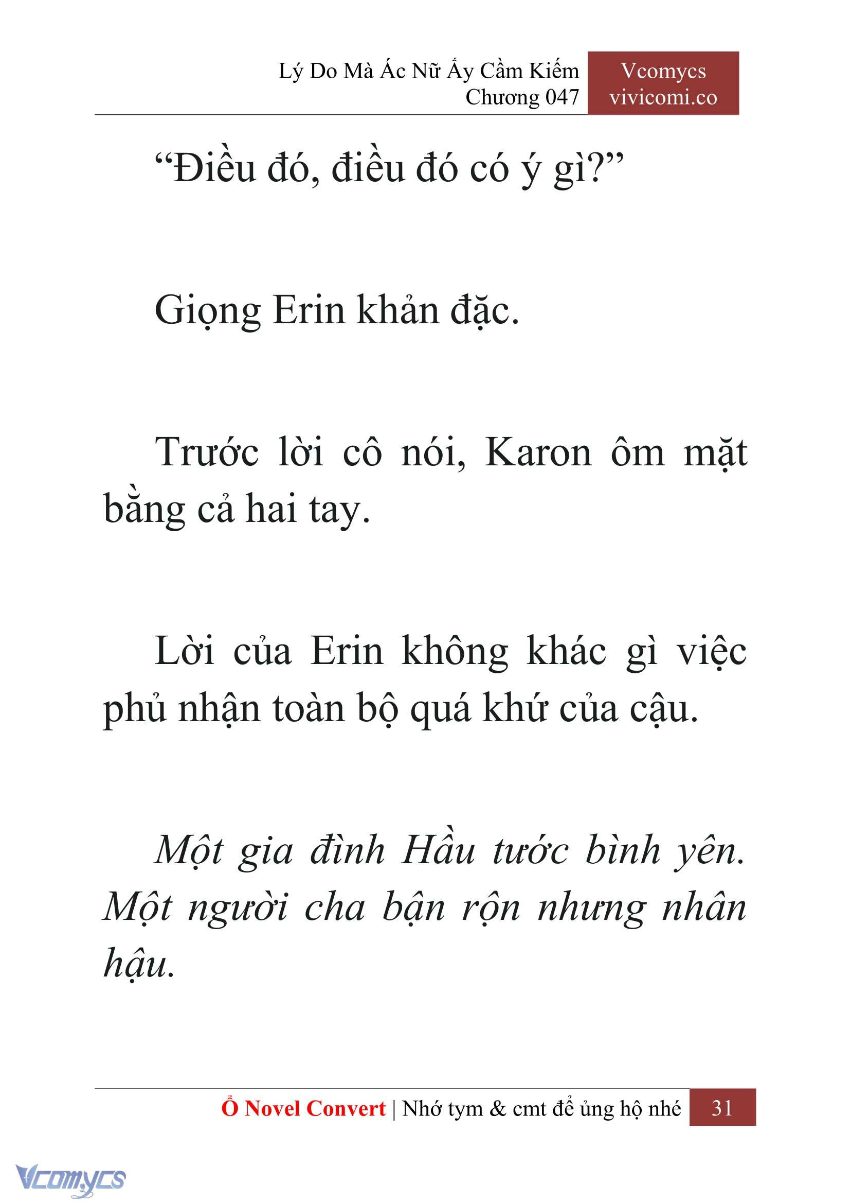 [Novel] Lý Do Mà Ác Nữ Ấy Cầm Kiếm Chap 47 - Trang 2
