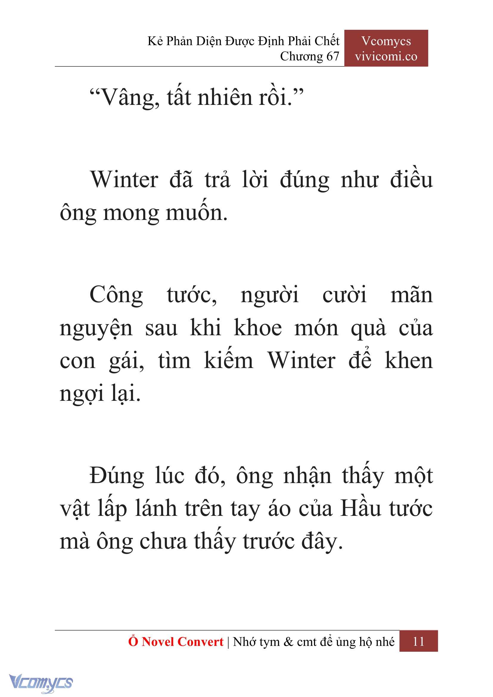 [Novel] Kẻ Phản Diện Được Định Phải Chết Chap 67 - Next Chap 68