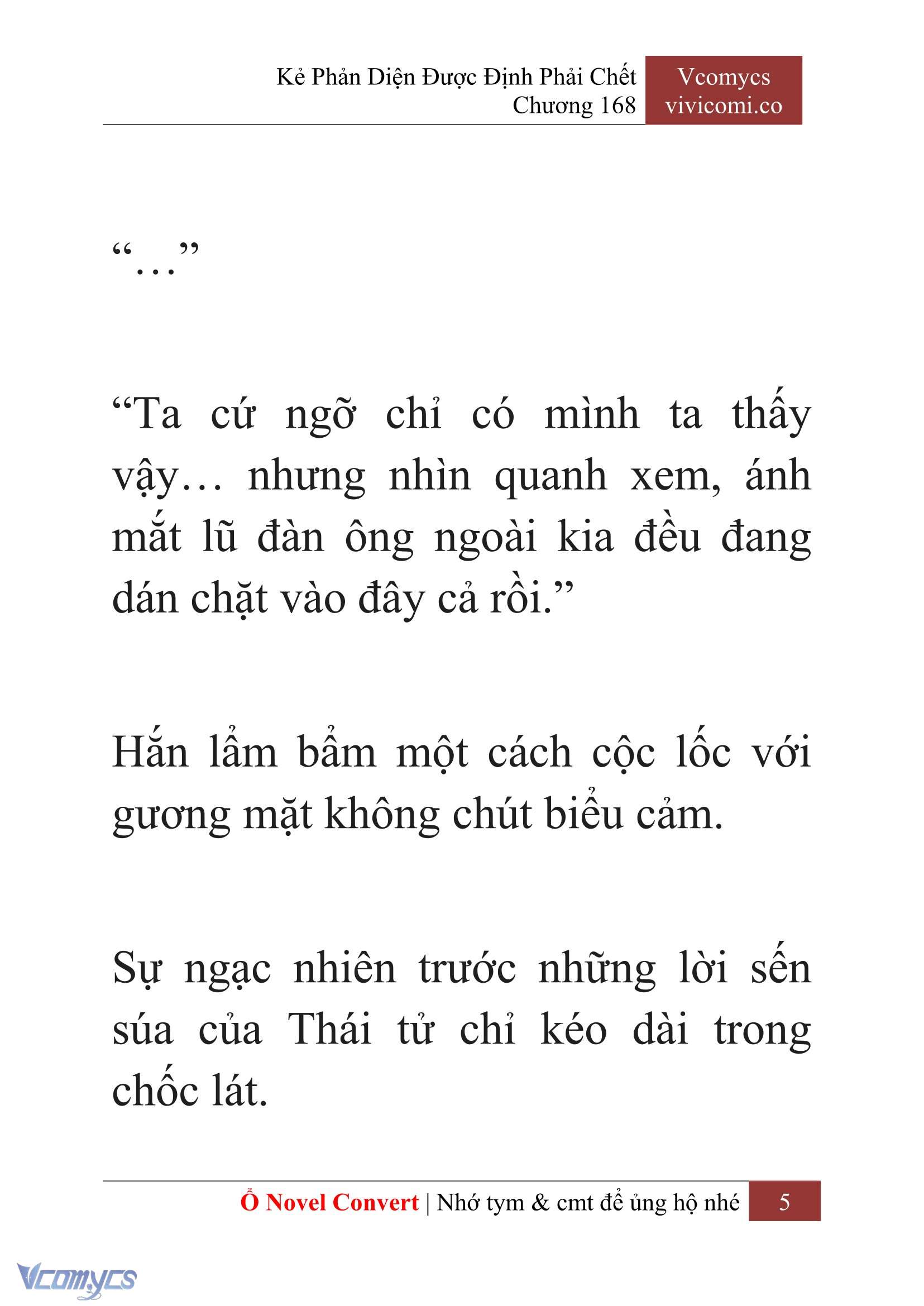 [Novel] Kẻ Phản Diện Được Định Phải Chết Chap 168 - Trang 2