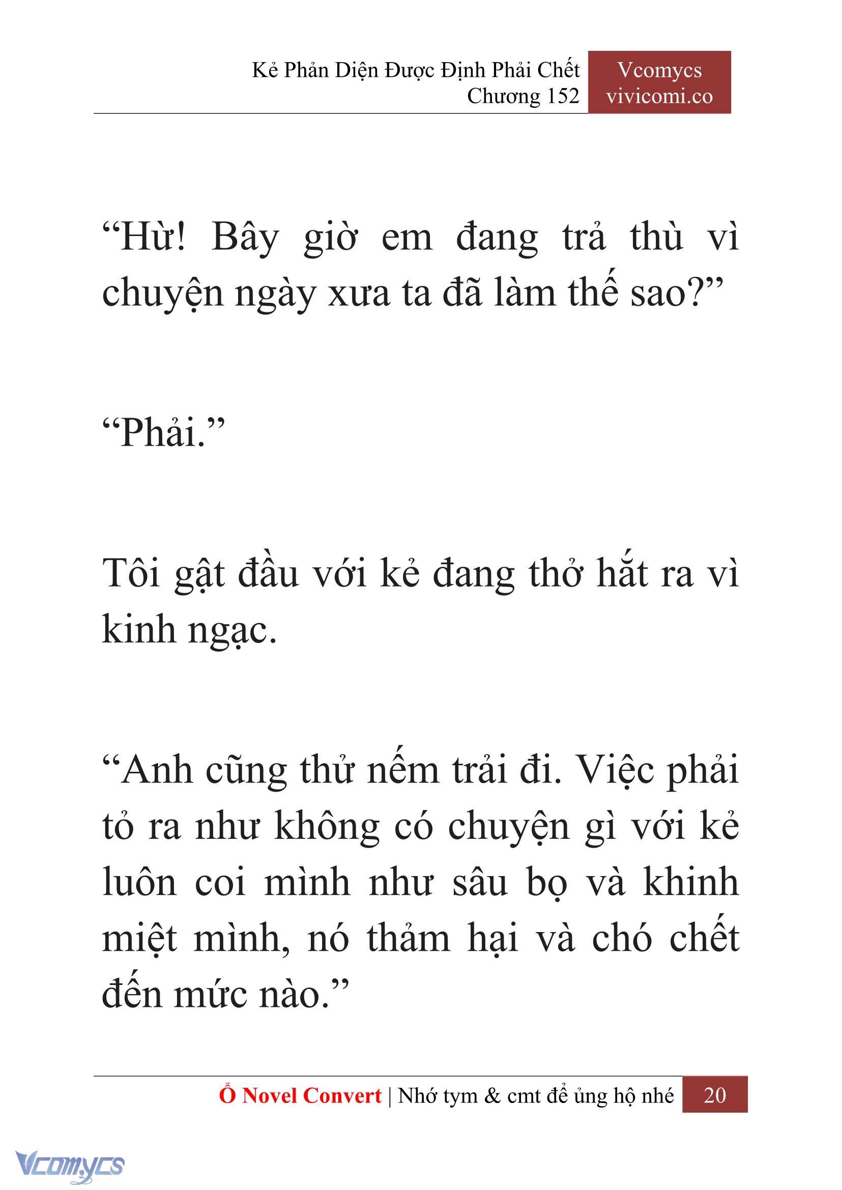 [Novel] Kẻ Phản Diện Được Định Phải Chết Chap 152 - Next Chap 153
