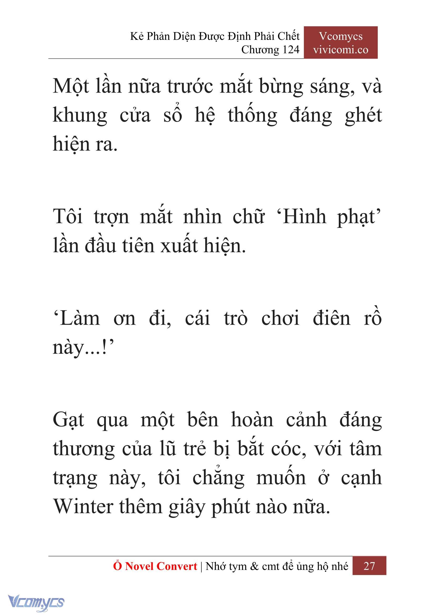 [Novel] Kẻ Phản Diện Được Định Phải Chết Chap 124 - Trang 2