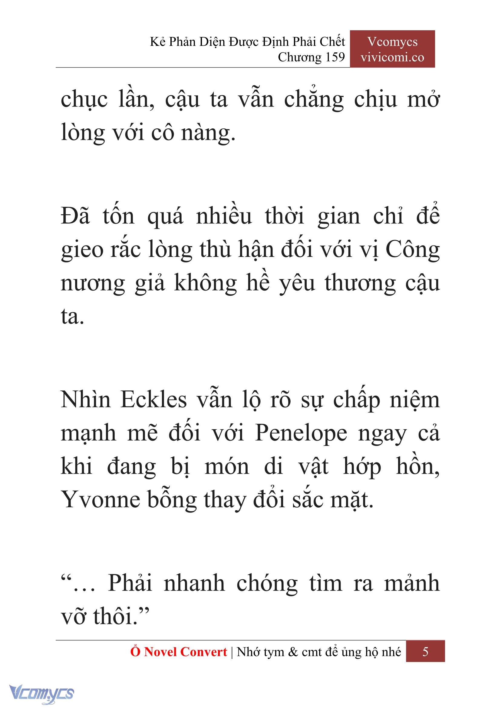 [Novel] Kẻ Phản Diện Được Định Phải Chết Chap 159 - Trang 2