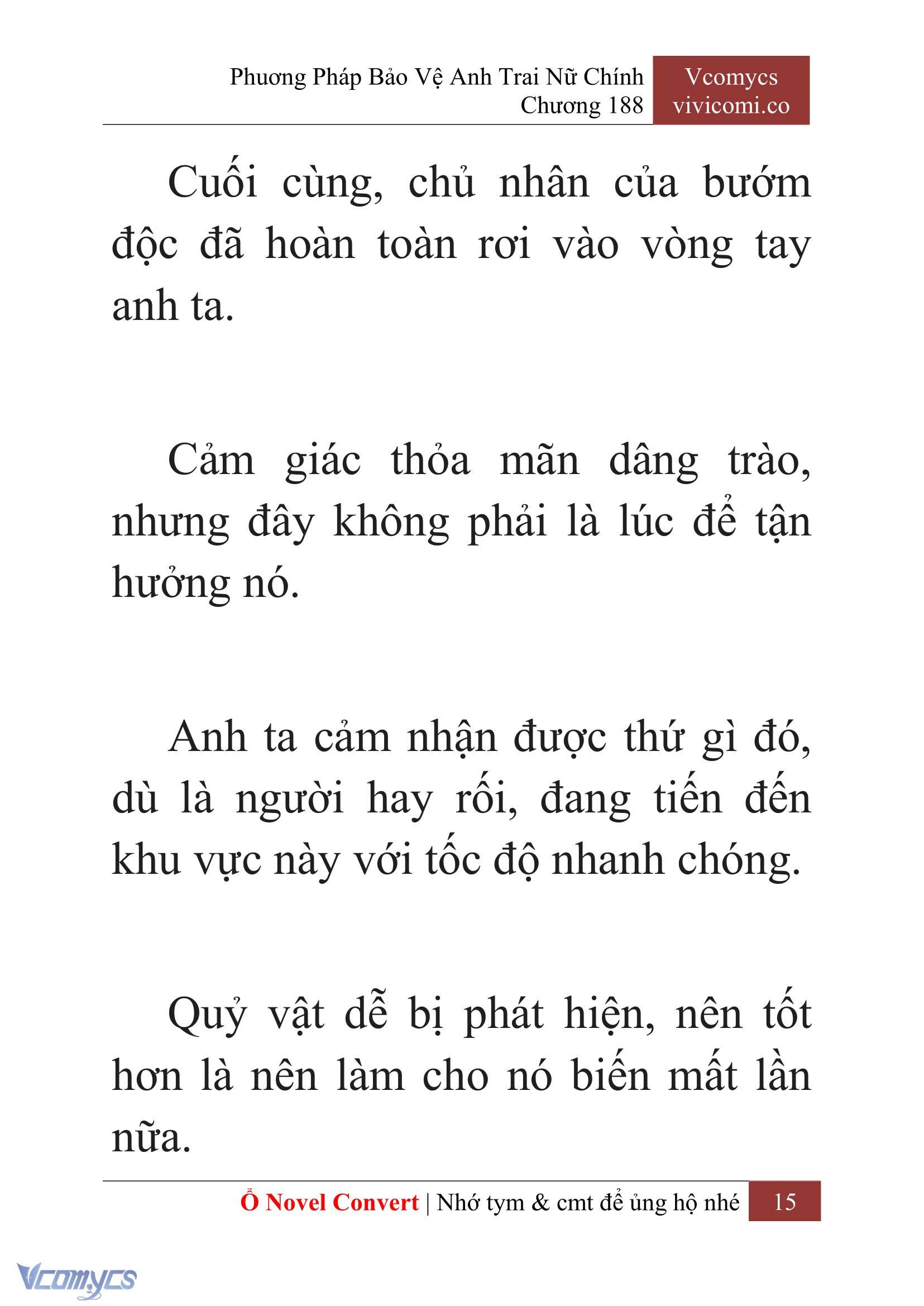 [Novel] Phương Pháp Bảo Vệ Anh Trai Nữ Chính Chap 188 - Trang 2