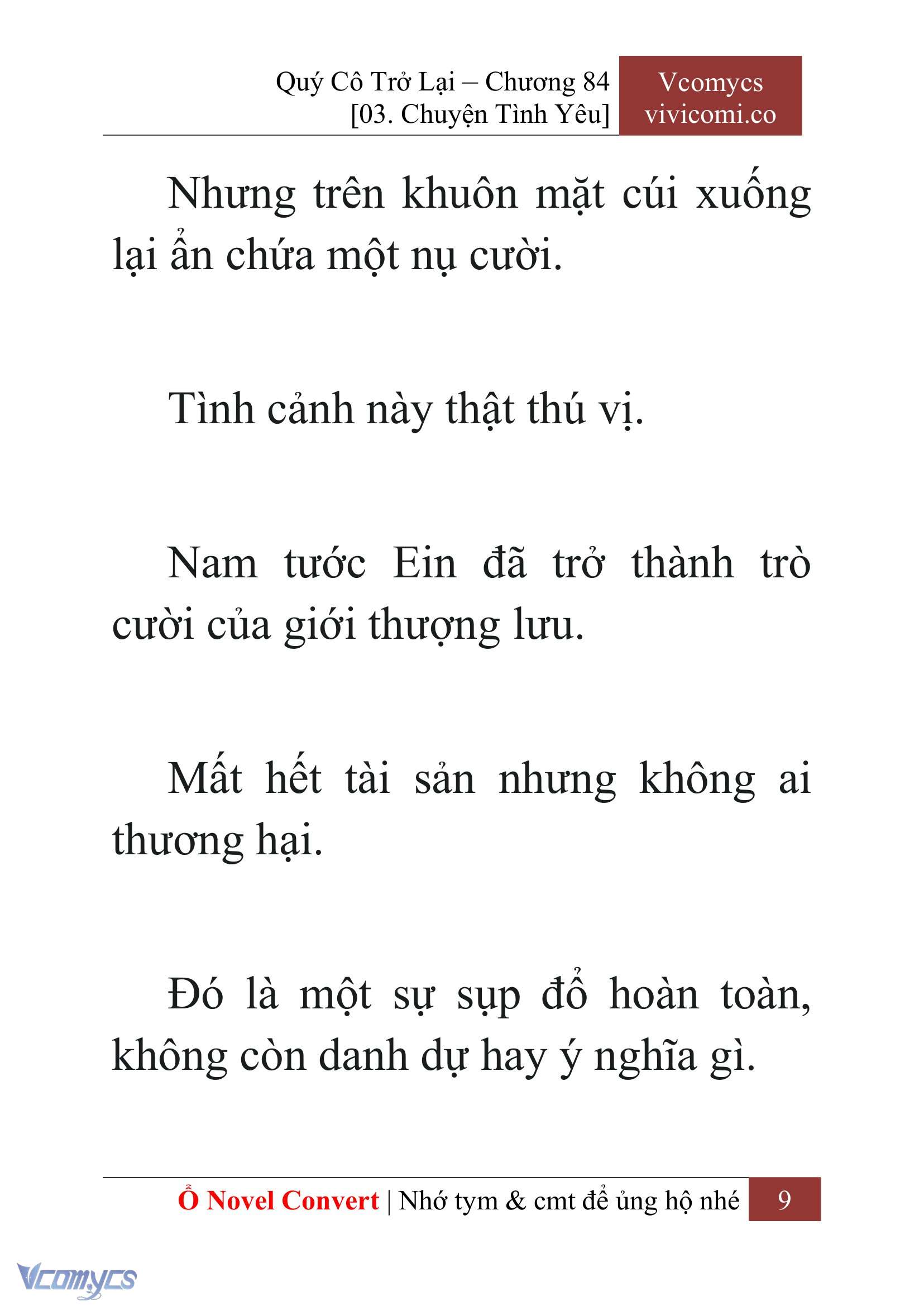[Novel] Quý Cô Trở Lại Chap 84 - Trang 2