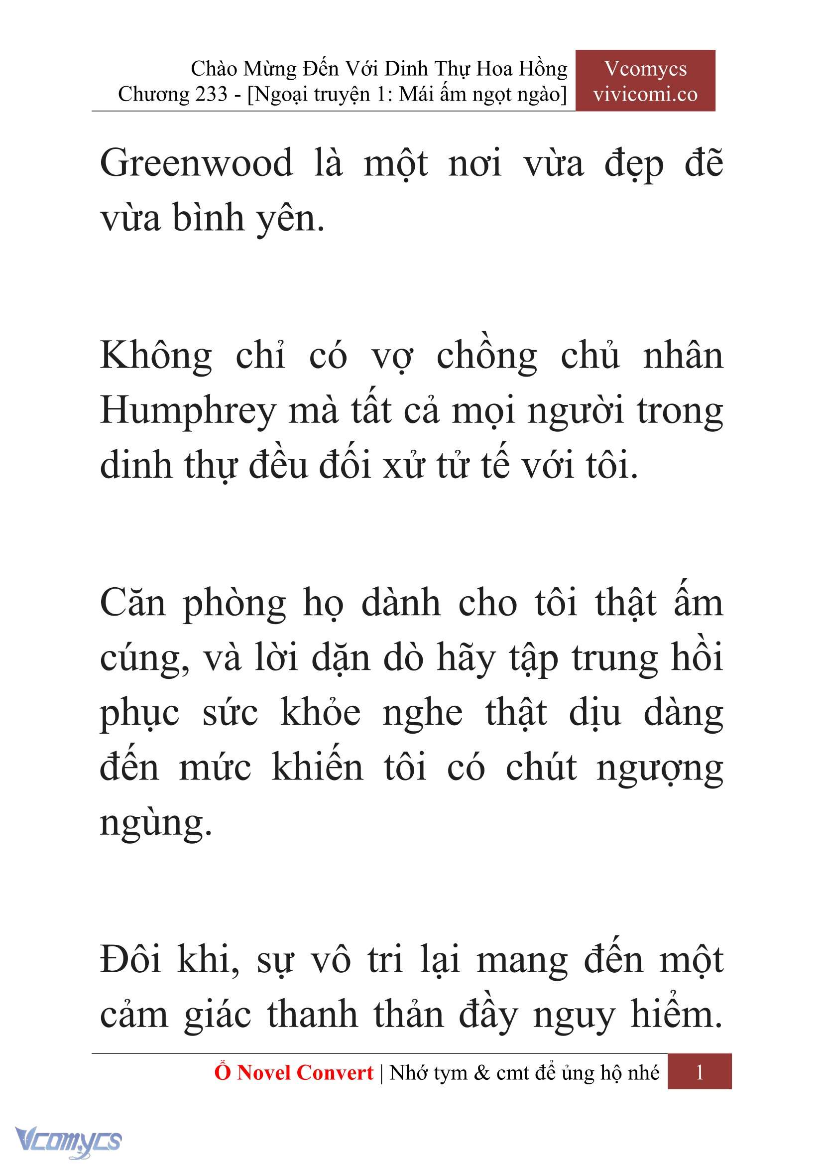 [Novel] Chào Mừng Đến Với Dinh Thự Hoa Hồng Chap 233 - Trang 2