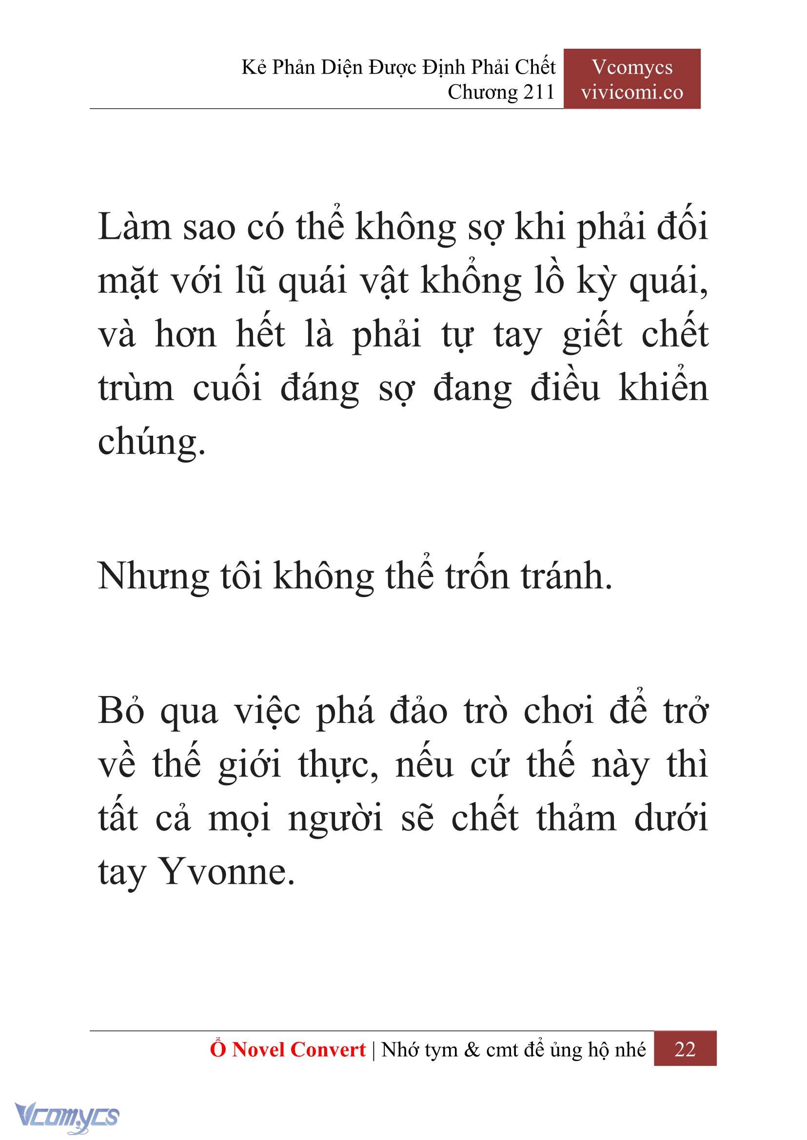 [Novel] Kẻ Phản Diện Được Định Phải Chết Chap 211 - Next Chap 212