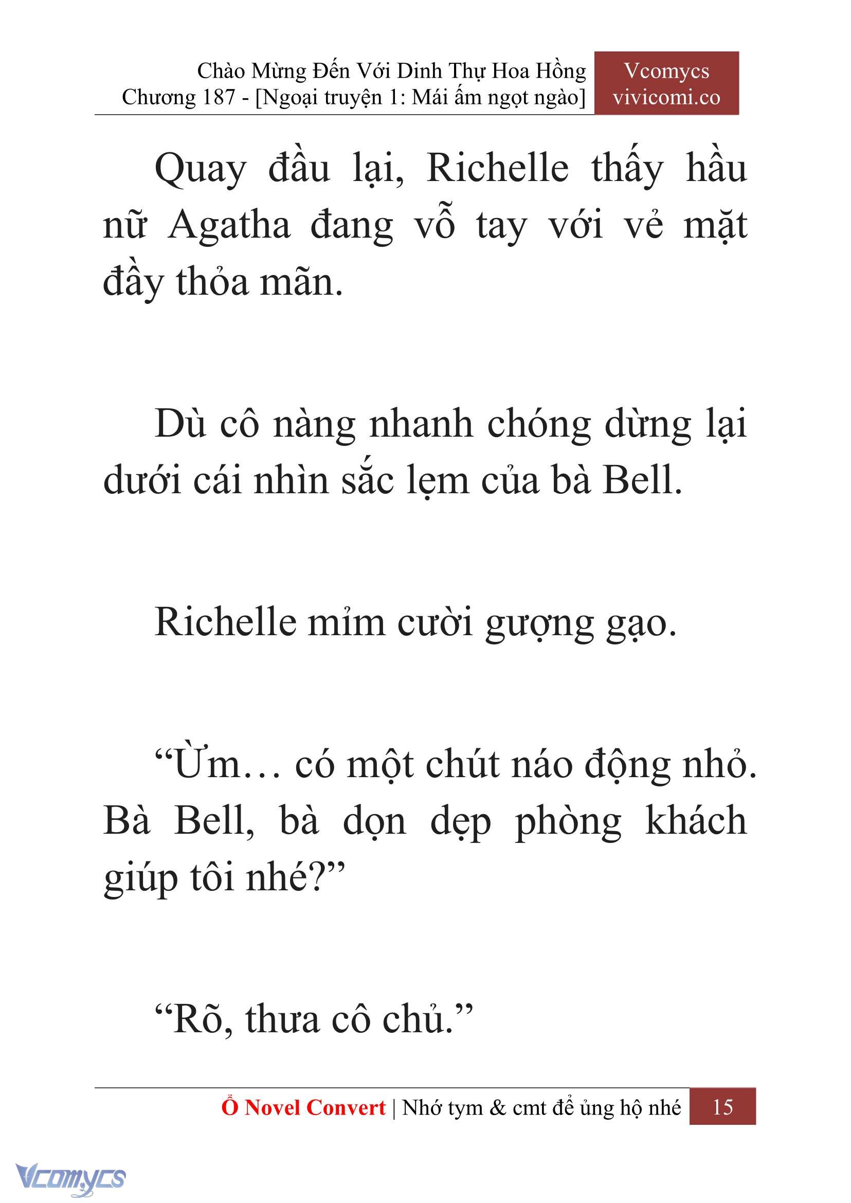 [Novel] Chào Mừng Đến Với Dinh Thự Hoa Hồng Chap 187 - Trang 2