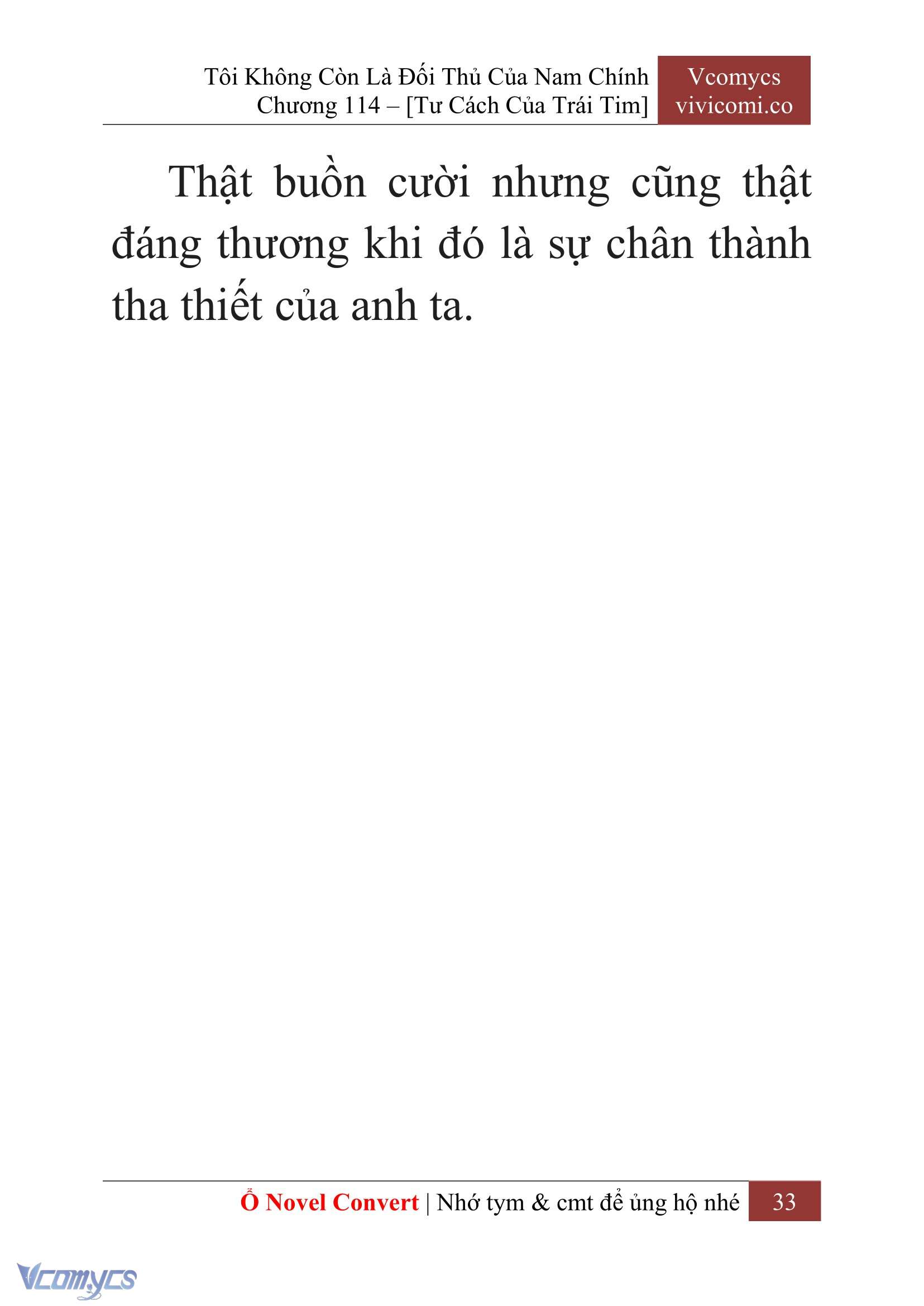 [Novel] Tôi Không Còn Là Đối Thủ Của Nam Chính Chap 114 - Trang 2