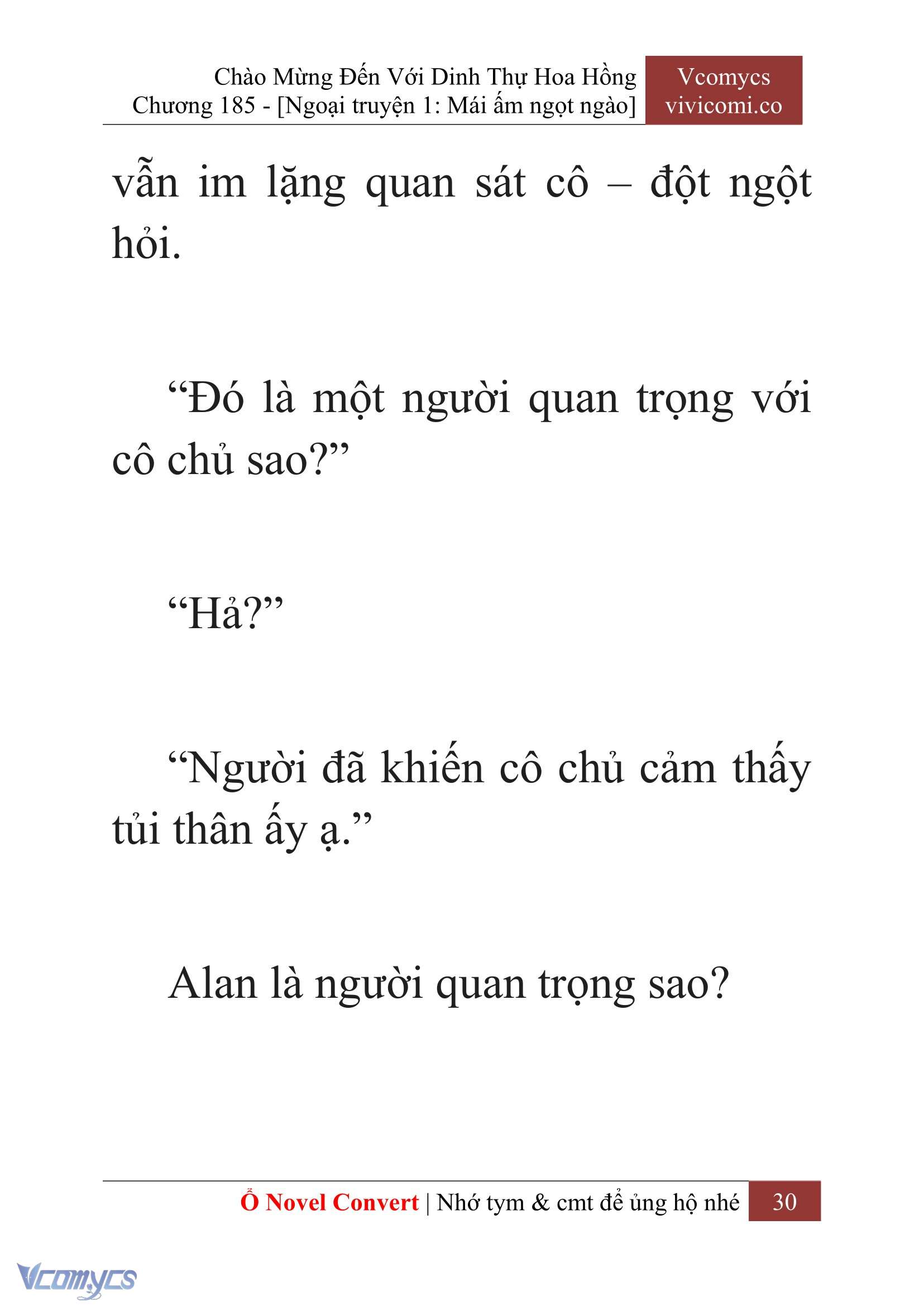 [Novel] Chào Mừng Đến Với Dinh Thự Hoa Hồng Chap 185 - Trang 2