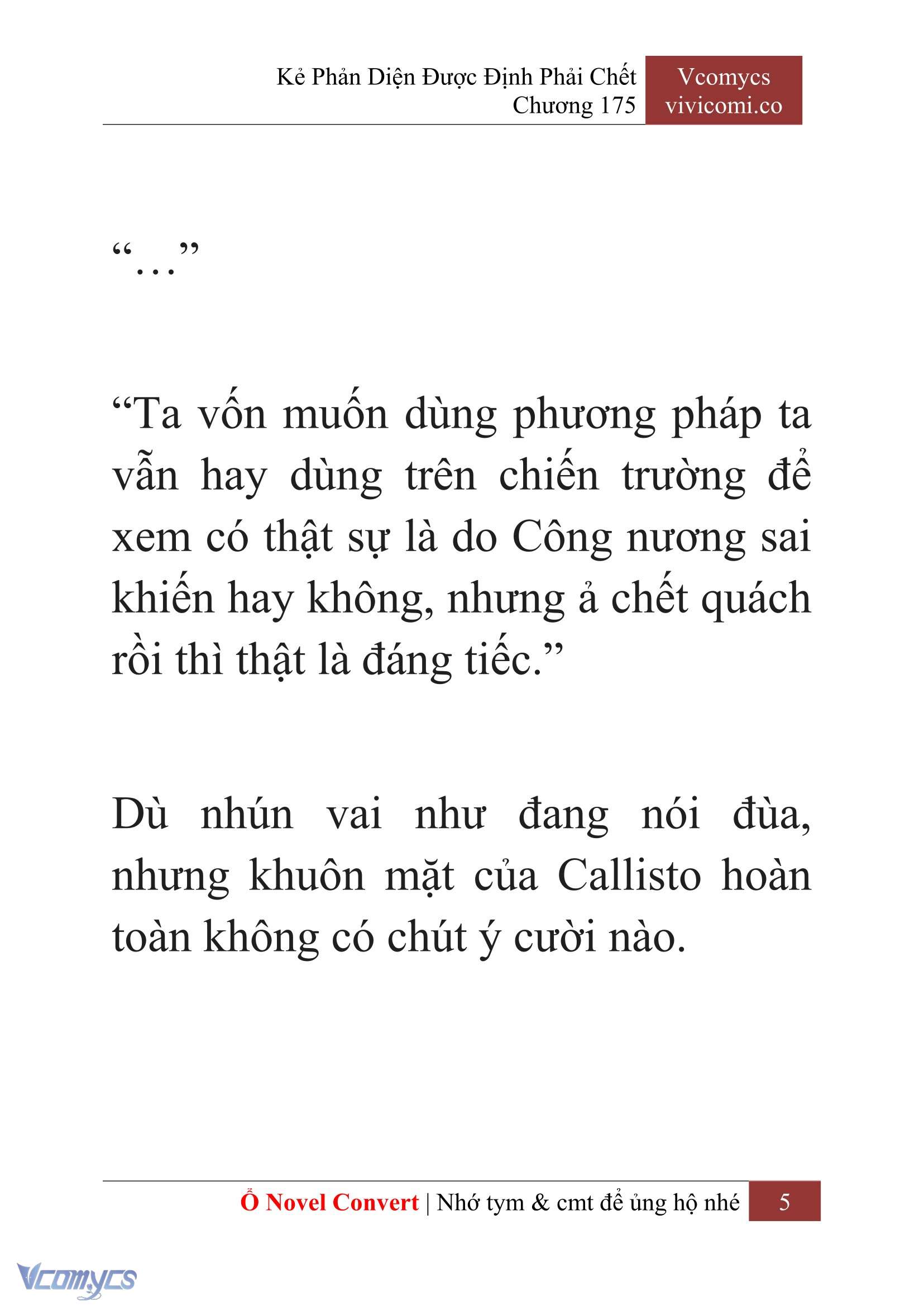 [Novel] Kẻ Phản Diện Được Định Phải Chết Chap 175 - Trang 2