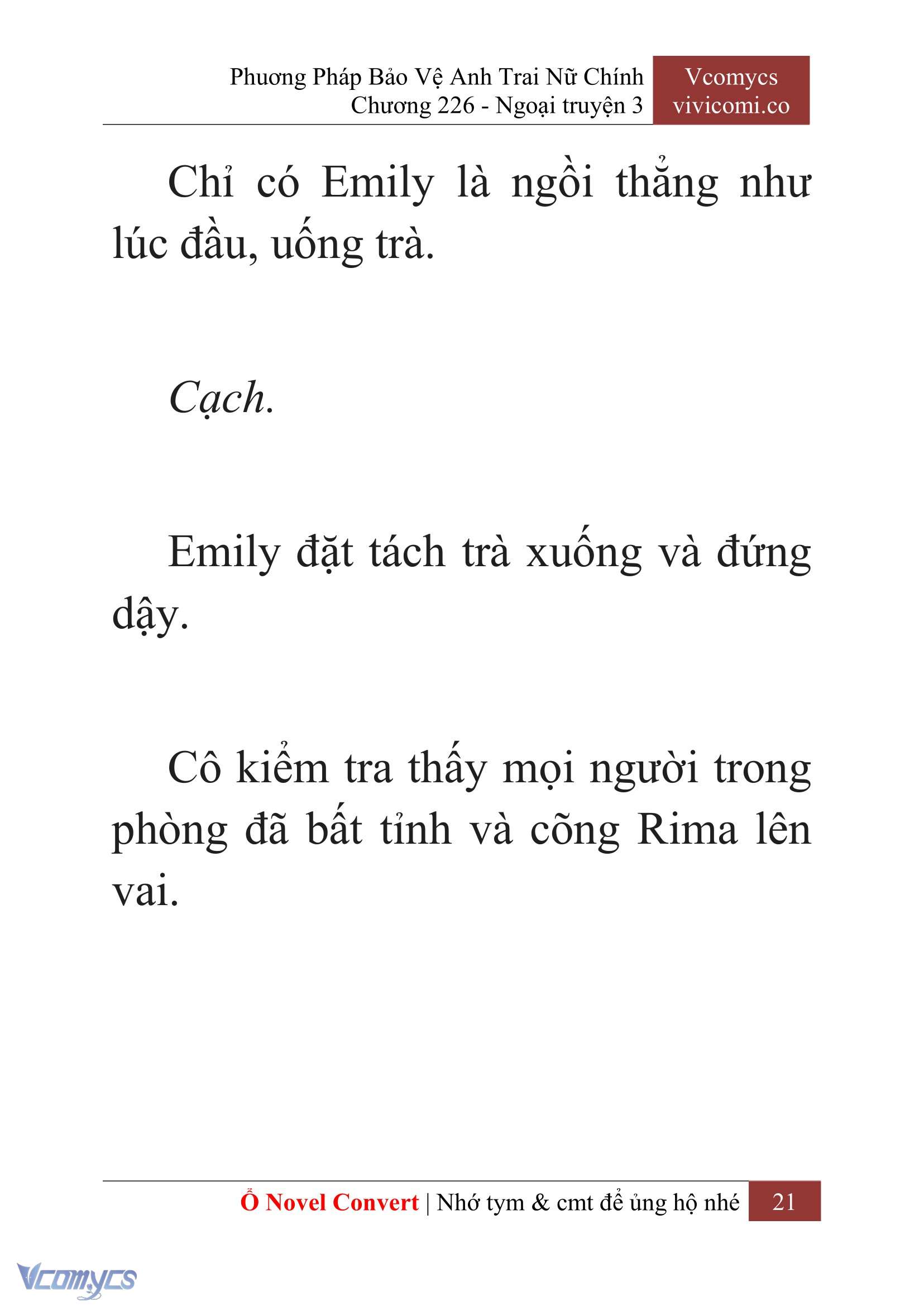 [Novel] Phương Pháp Bảo Vệ Anh Trai Nữ Chính Chap 226 - Trang 2