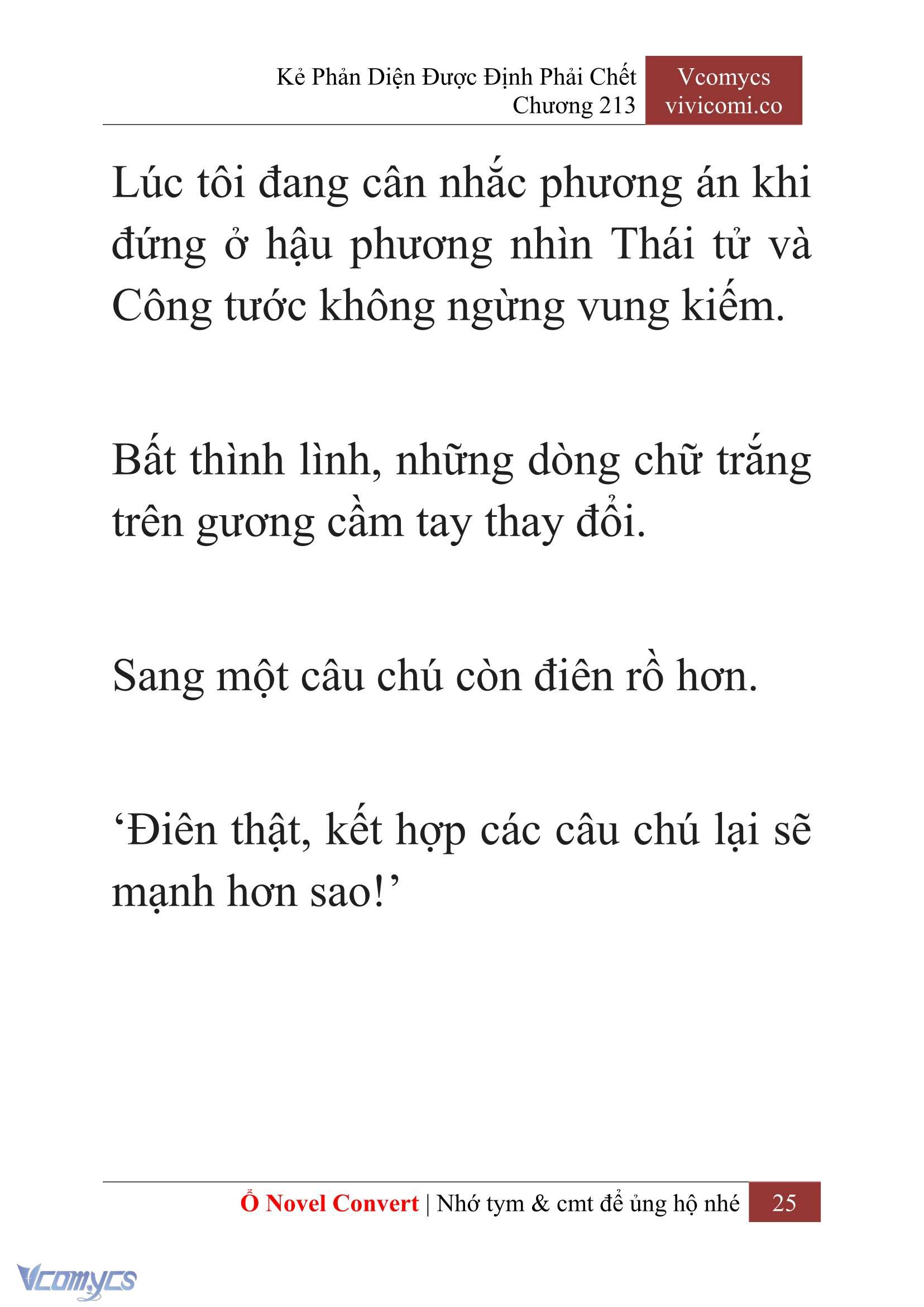 [Novel] Kẻ Phản Diện Được Định Phải Chết Chap 213 - Next Chap 214