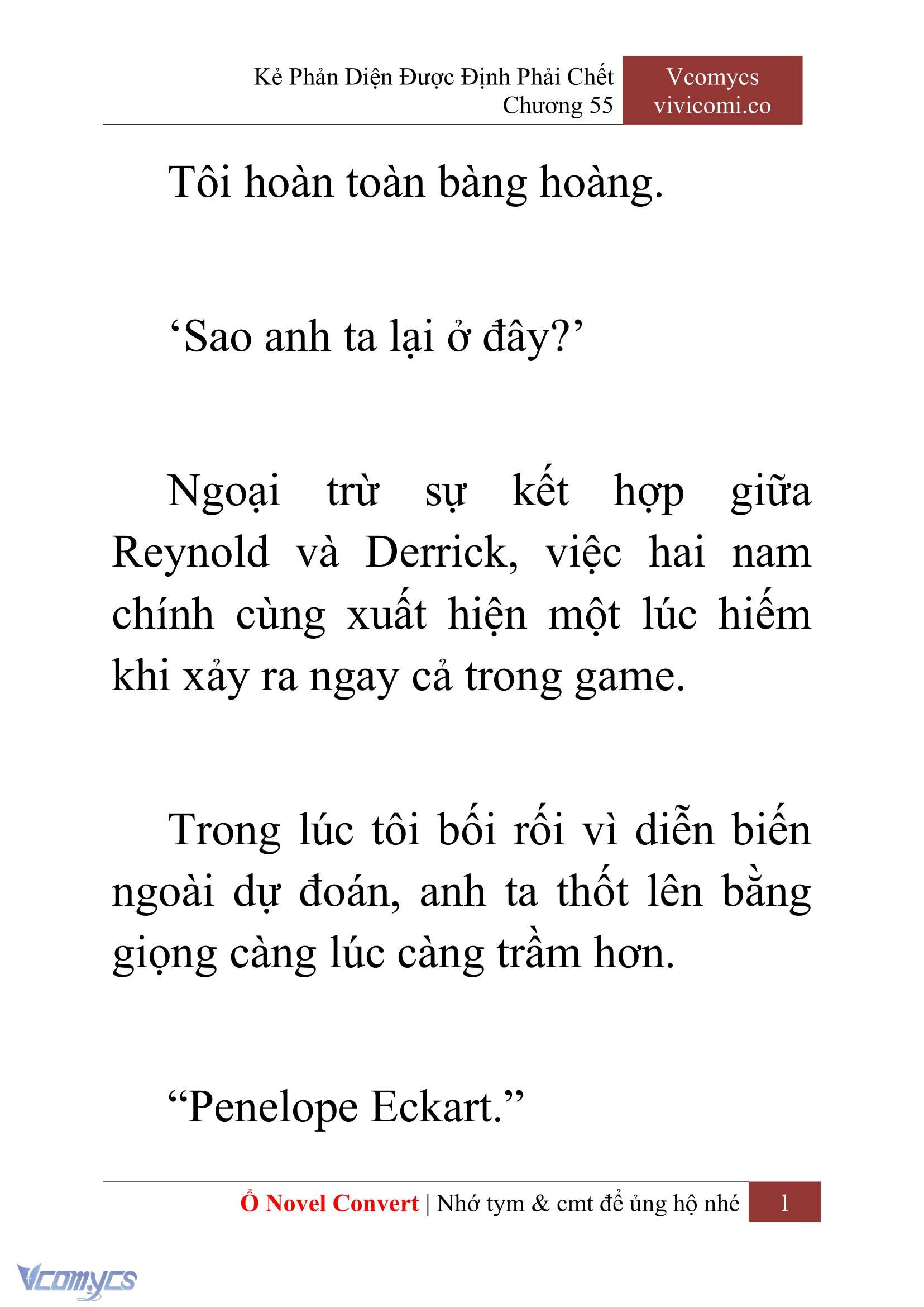 [Novel] Kẻ Phản Diện Được Định Phải Chết Chap 55 - Next Chap 56