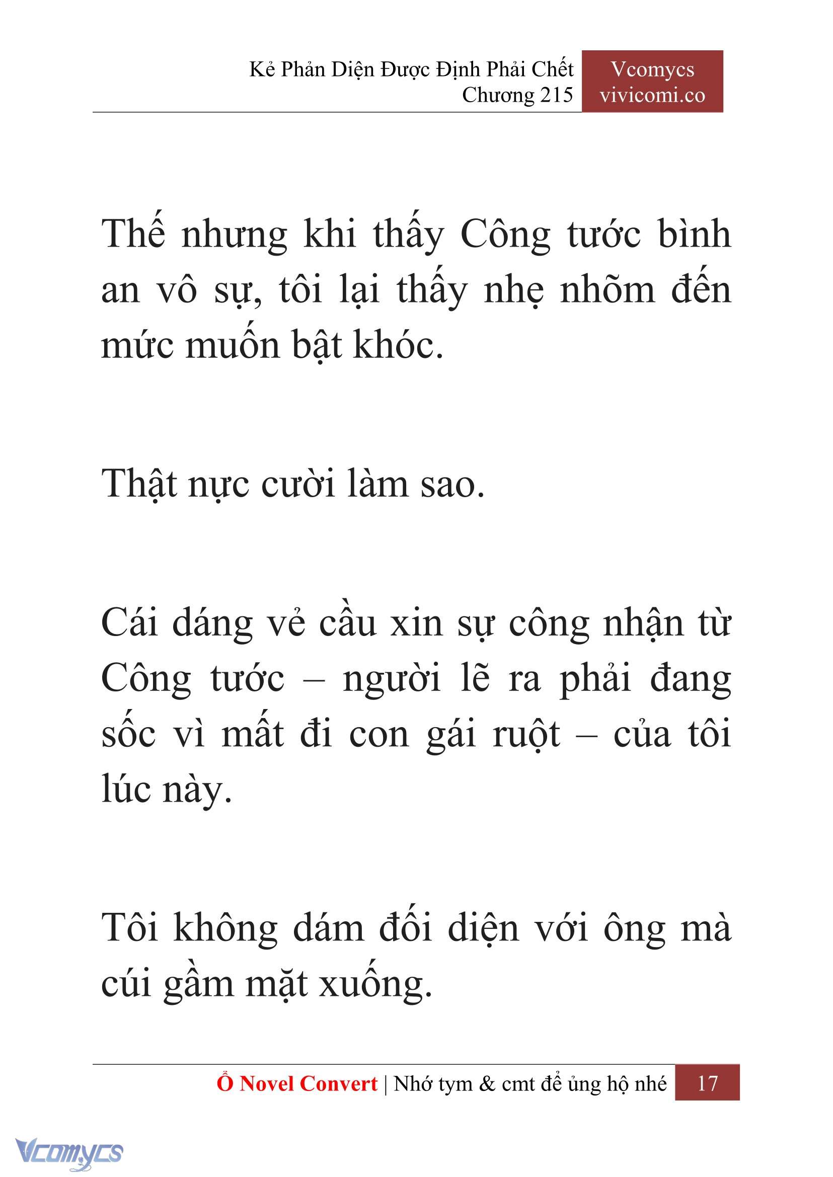 [Novel] Kẻ Phản Diện Được Định Phải Chết Chap 215 - Trang 2