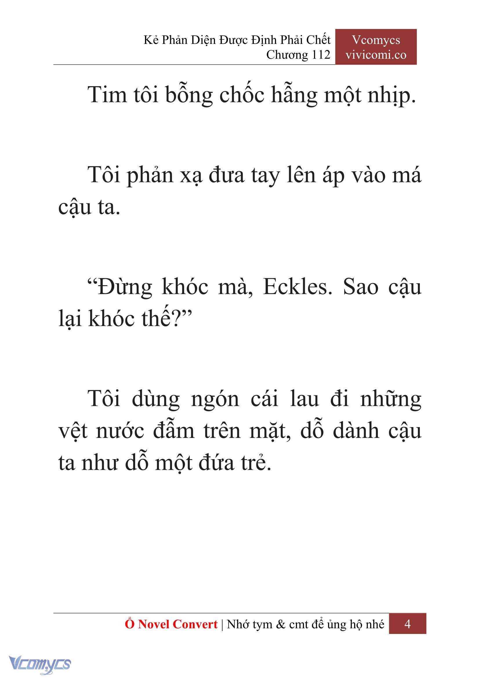 [Novel] Kẻ Phản Diện Được Định Phải Chết Chap 112 - Trang 2