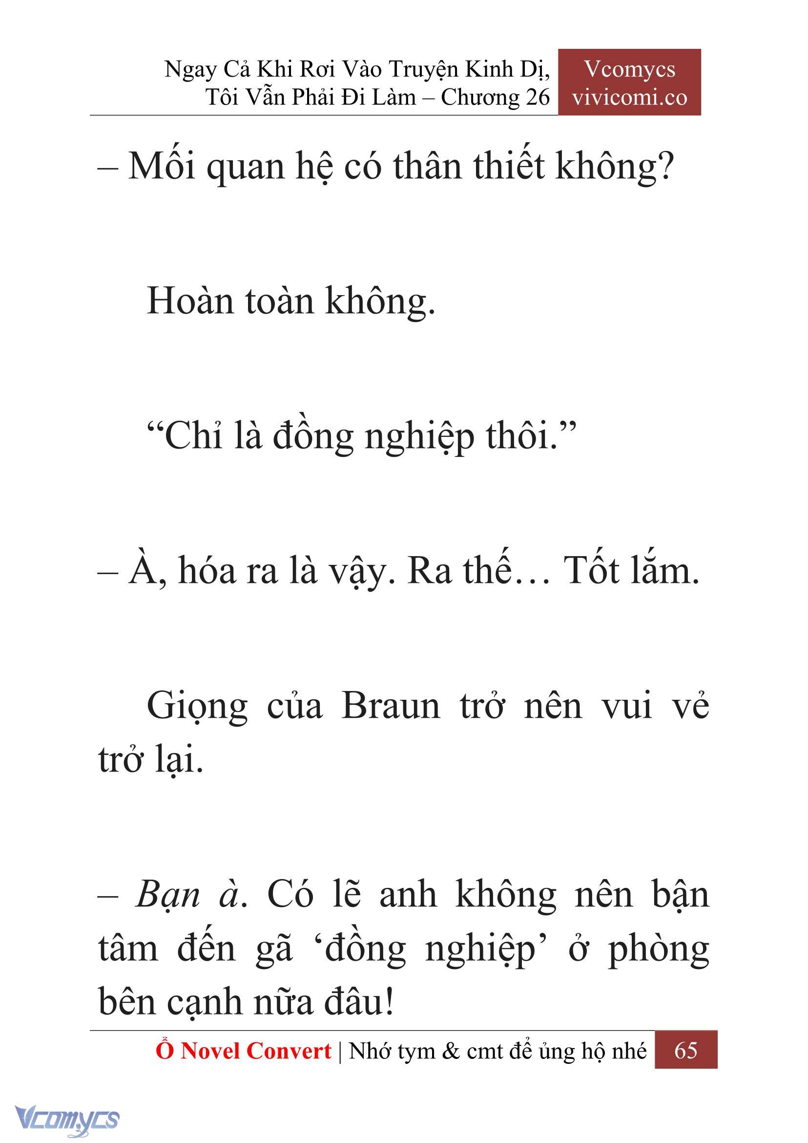[Novel] Ngay Cả Khi Rơi Vào Truyện Kinh Dị, Tôi Vẫn Phải Đi Làm Chap 26 - Trang 2