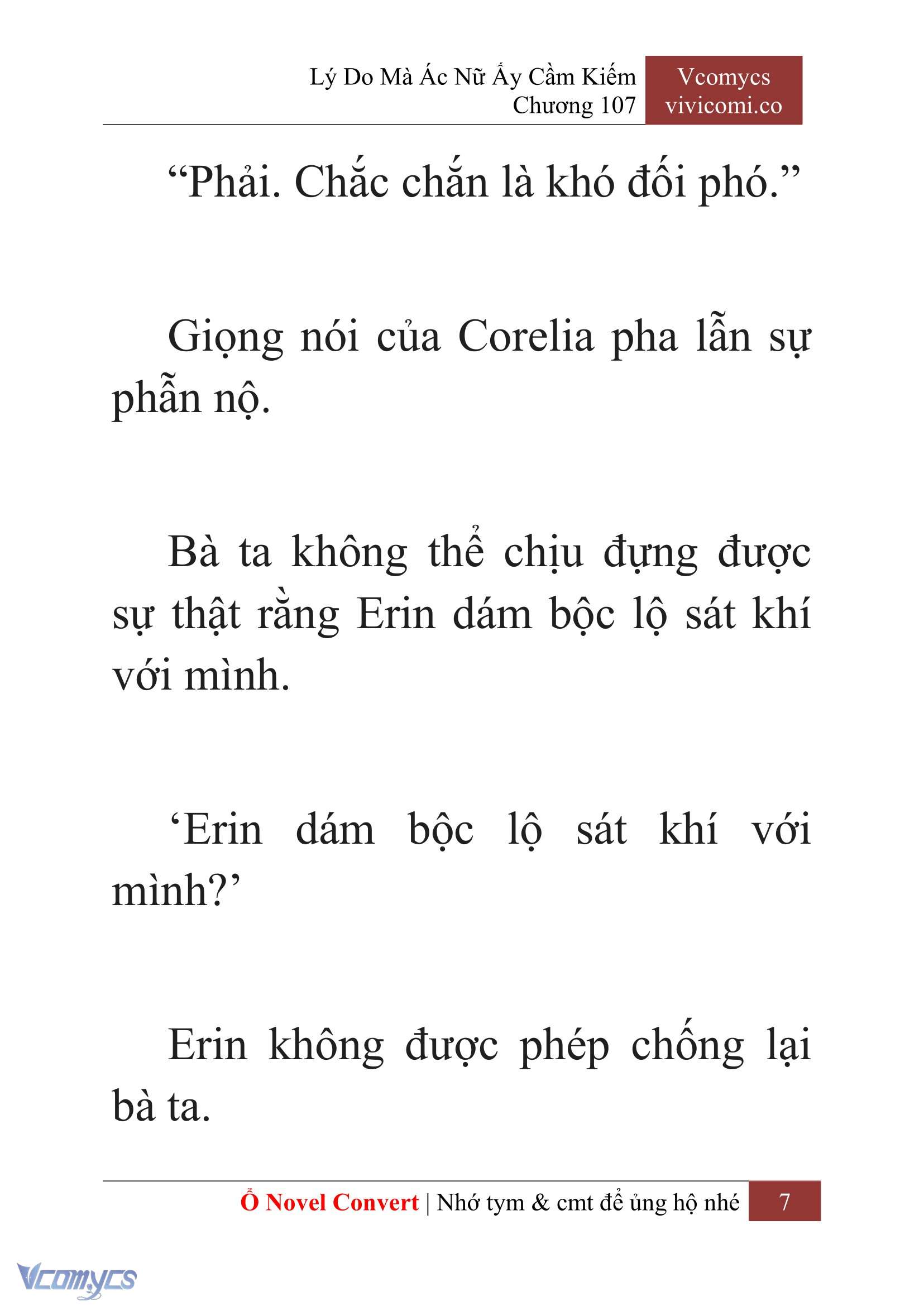 [Novel] Lý Do Mà Ác Nữ Ấy Cầm Kiếm Chap 107 - Trang 2