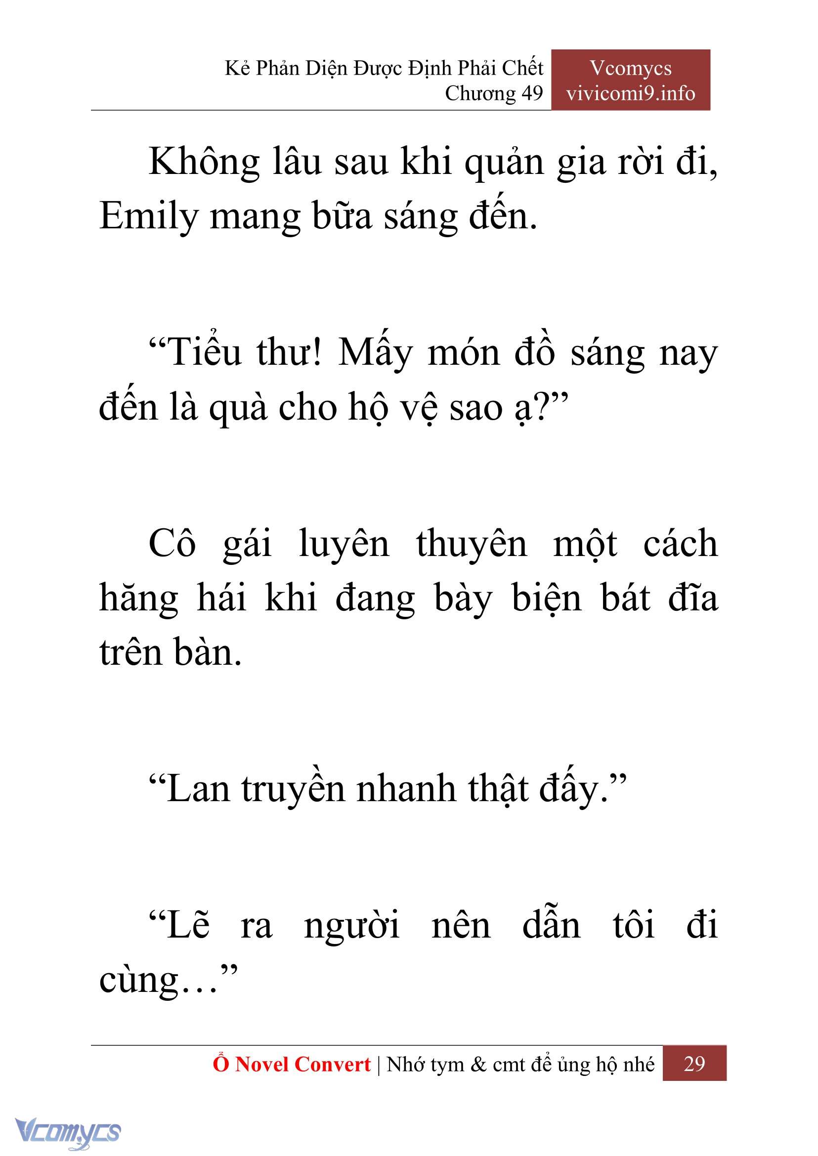 [Novel] Kẻ Phản Diện Được Định Phải Chết Chap 49 - Next Chap 50