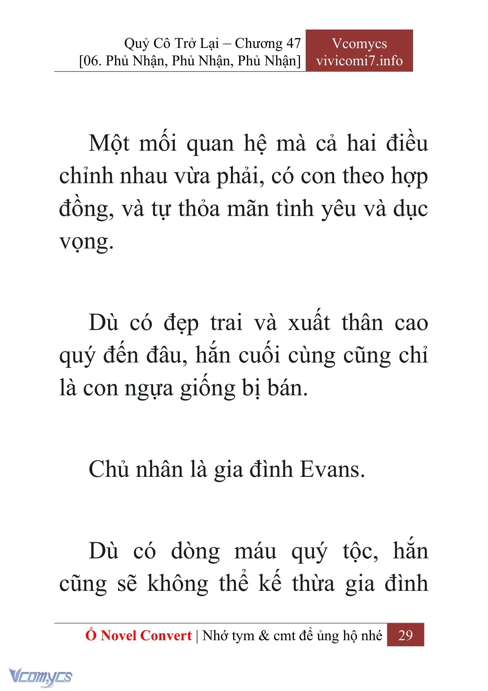 [Novel] Quý Cô Trở Lại Chap 47 - Trang 2