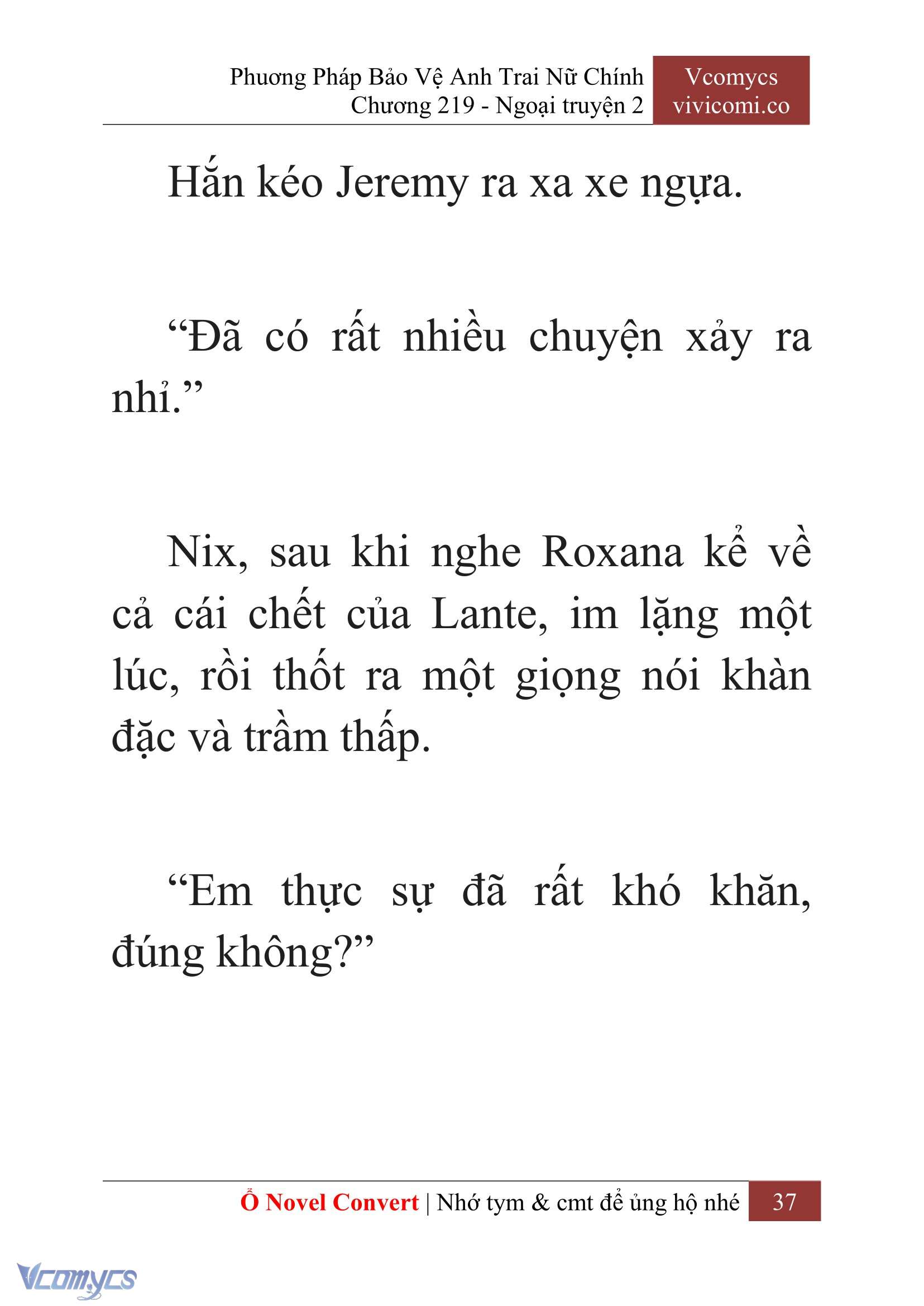 [Novel] Phương Pháp Bảo Vệ Anh Trai Nữ Chính Chap 219 - Trang 2