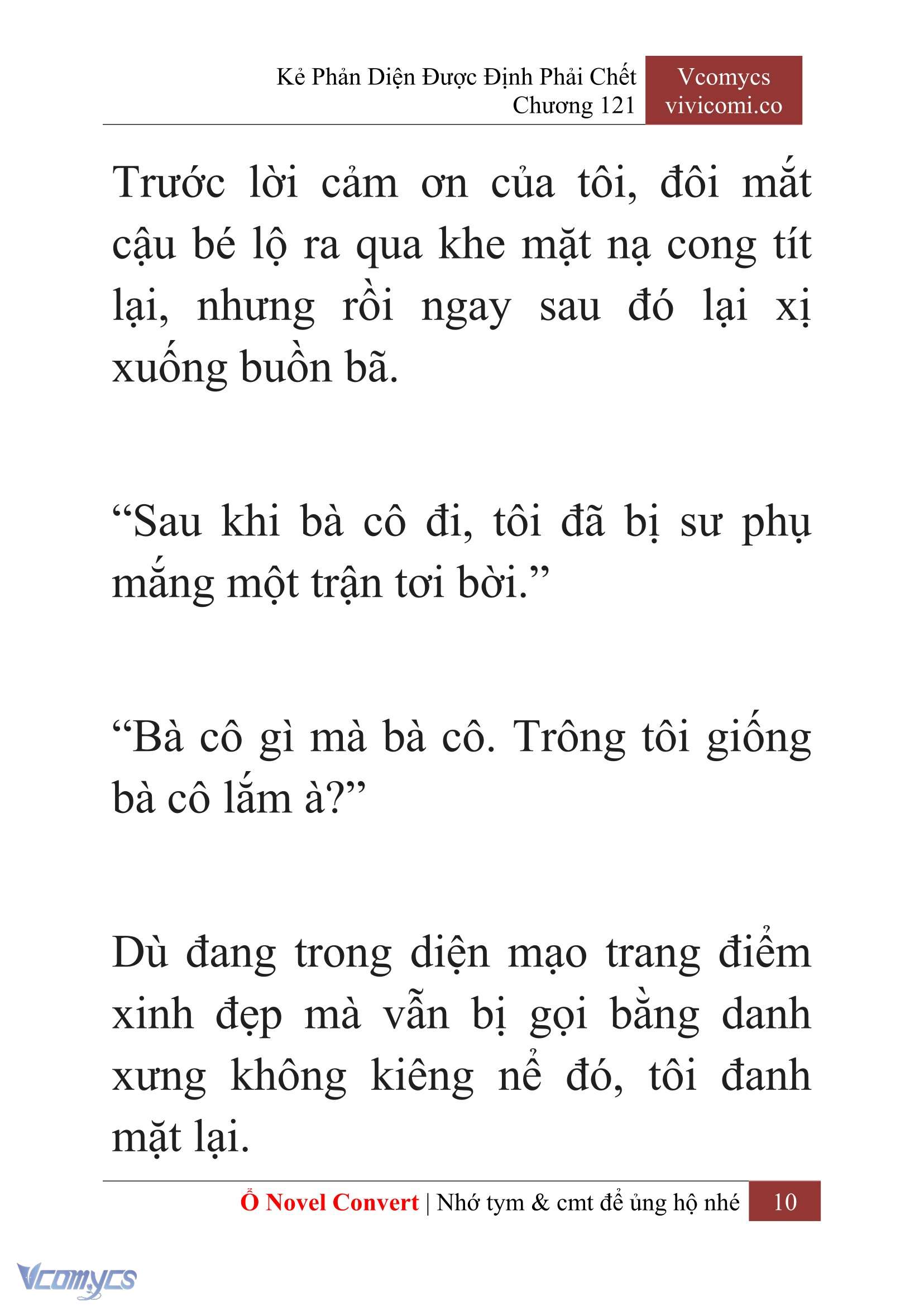 [Novel] Kẻ Phản Diện Được Định Phải Chết Chap 121 - Next Chap 122