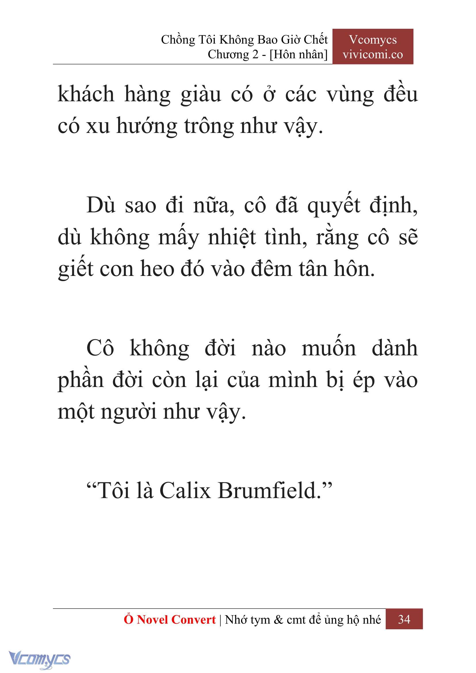 [Novel] Chồng Tôi Không Bao Giờ Chết Chap 2 - Next Chap 3