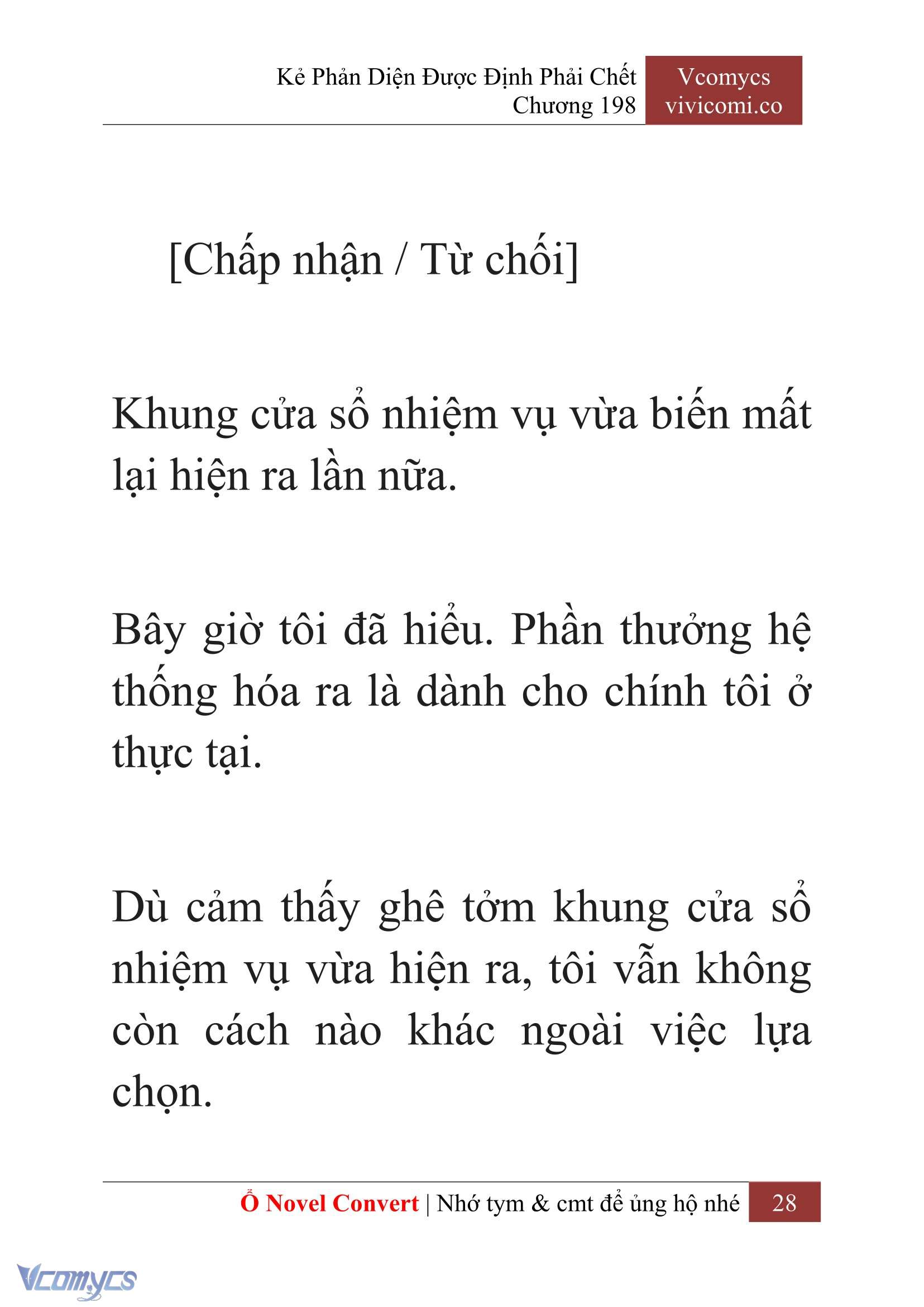 [Novel] Kẻ Phản Diện Được Định Phải Chết Chap 198 - Trang 2