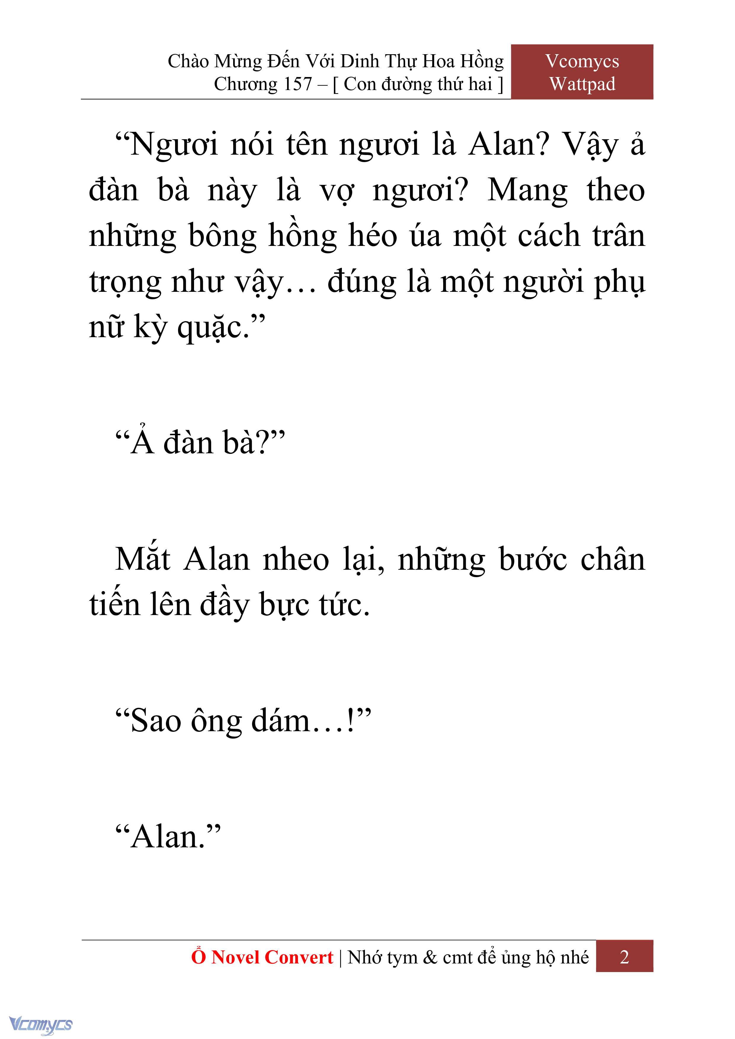[Novel] Chào Mừng Đến Với Dinh Thự Hoa Hồng Chap 157 - Trang 2