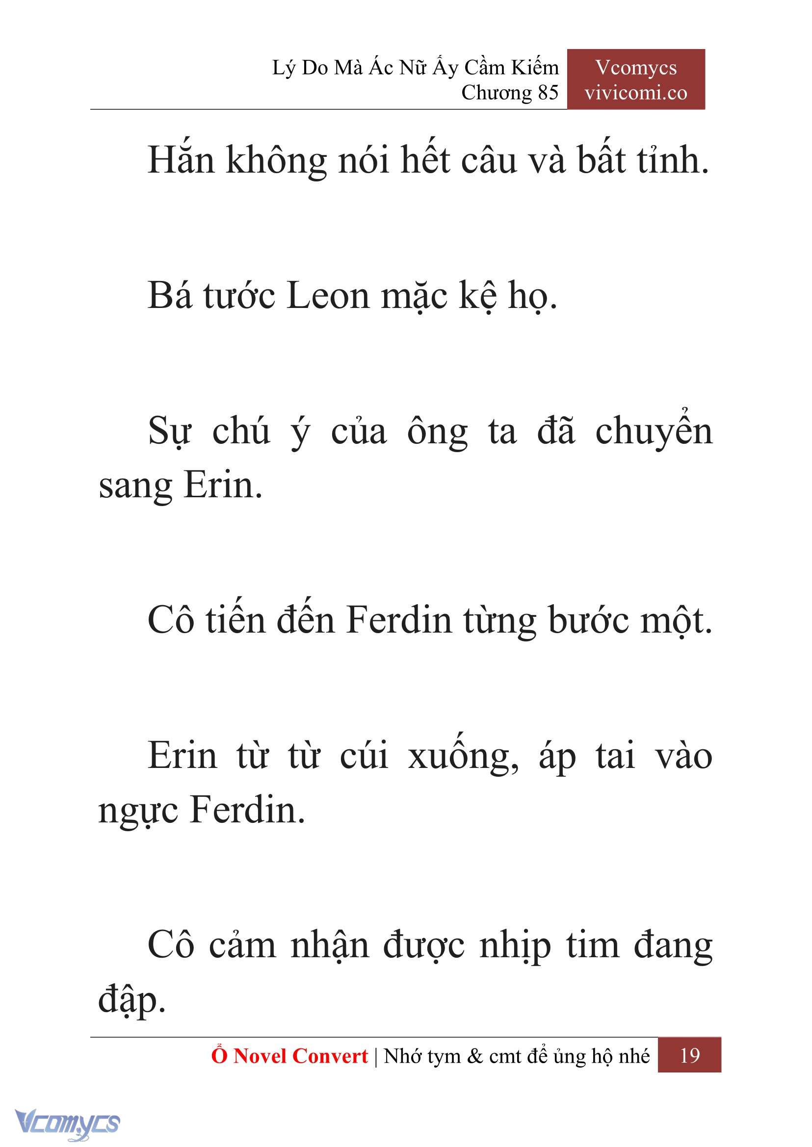 [Novel] Lý Do Mà Ác Nữ Ấy Cầm Kiếm Chap 85 - Next Chap 86