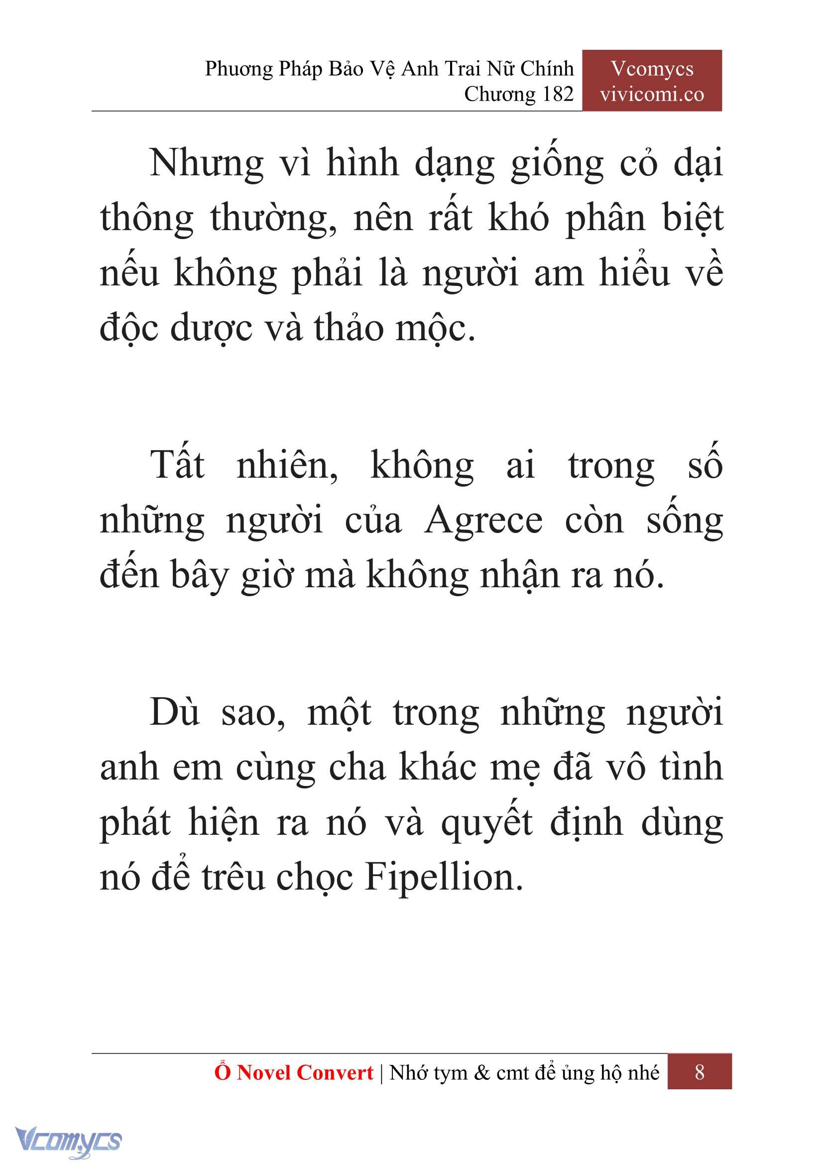 [Novel] Phương Pháp Bảo Vệ Anh Trai Nữ Chính Chap 182 - Trang 2
