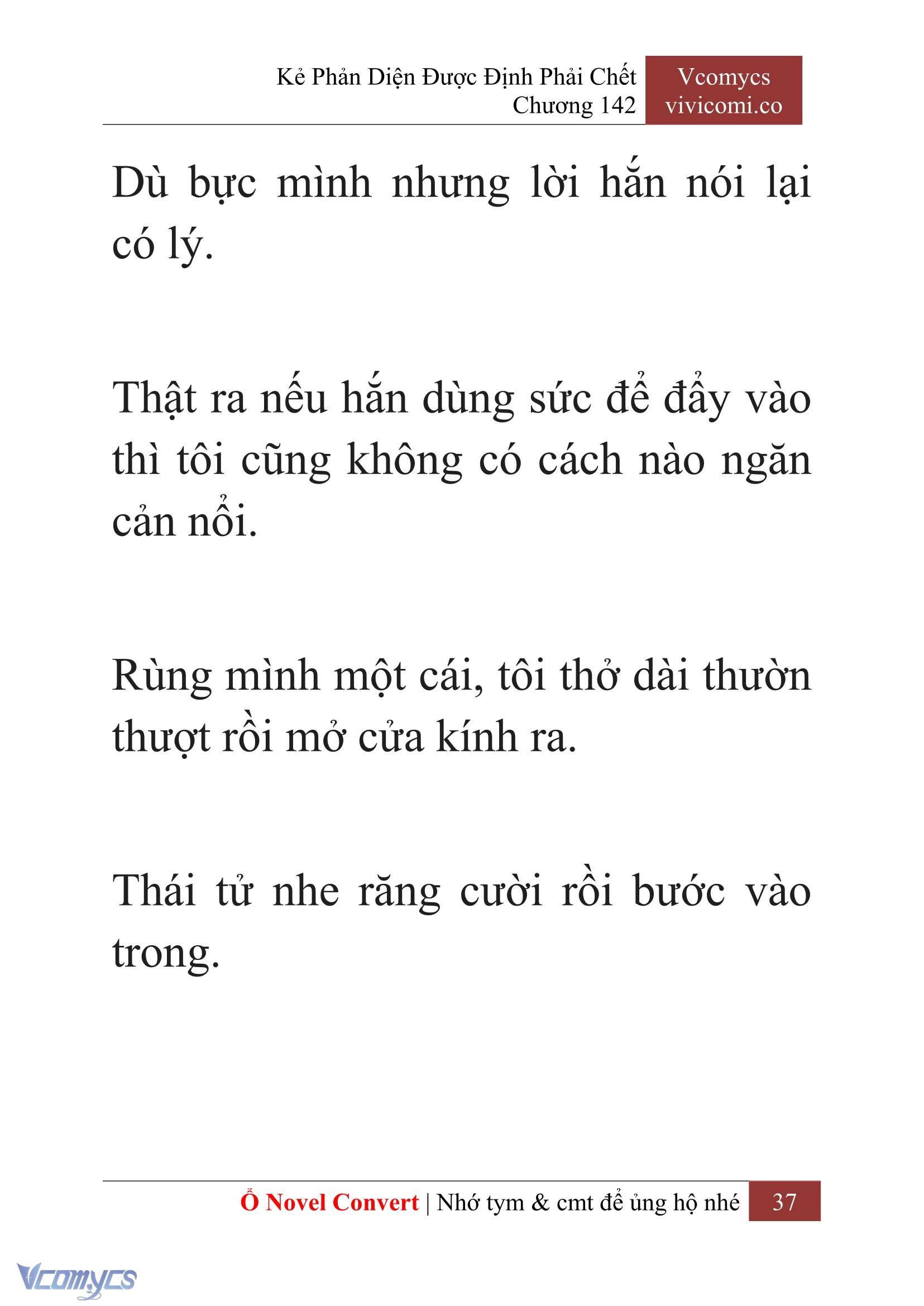 [Novel] Kẻ Phản Diện Được Định Phải Chết Chap 142 - Trang 2