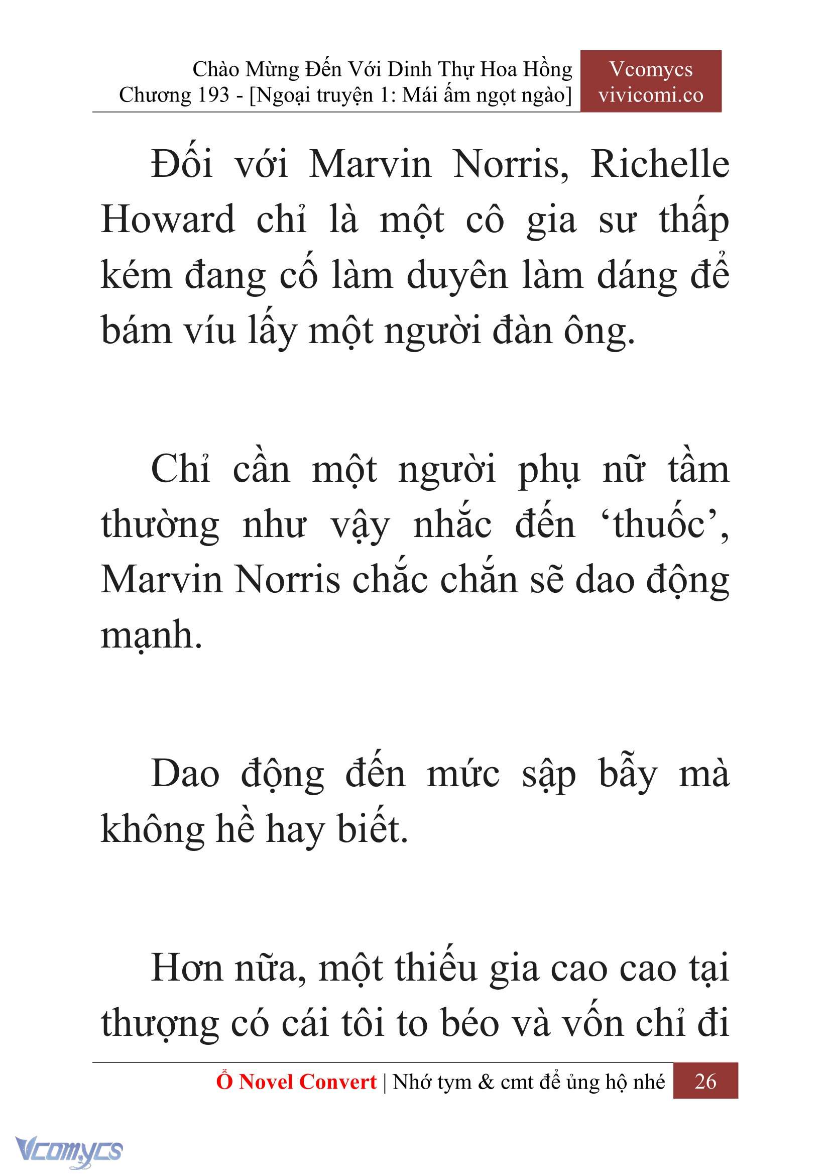 [Novel] Chào Mừng Đến Với Dinh Thự Hoa Hồng Chap 193 - Trang 2