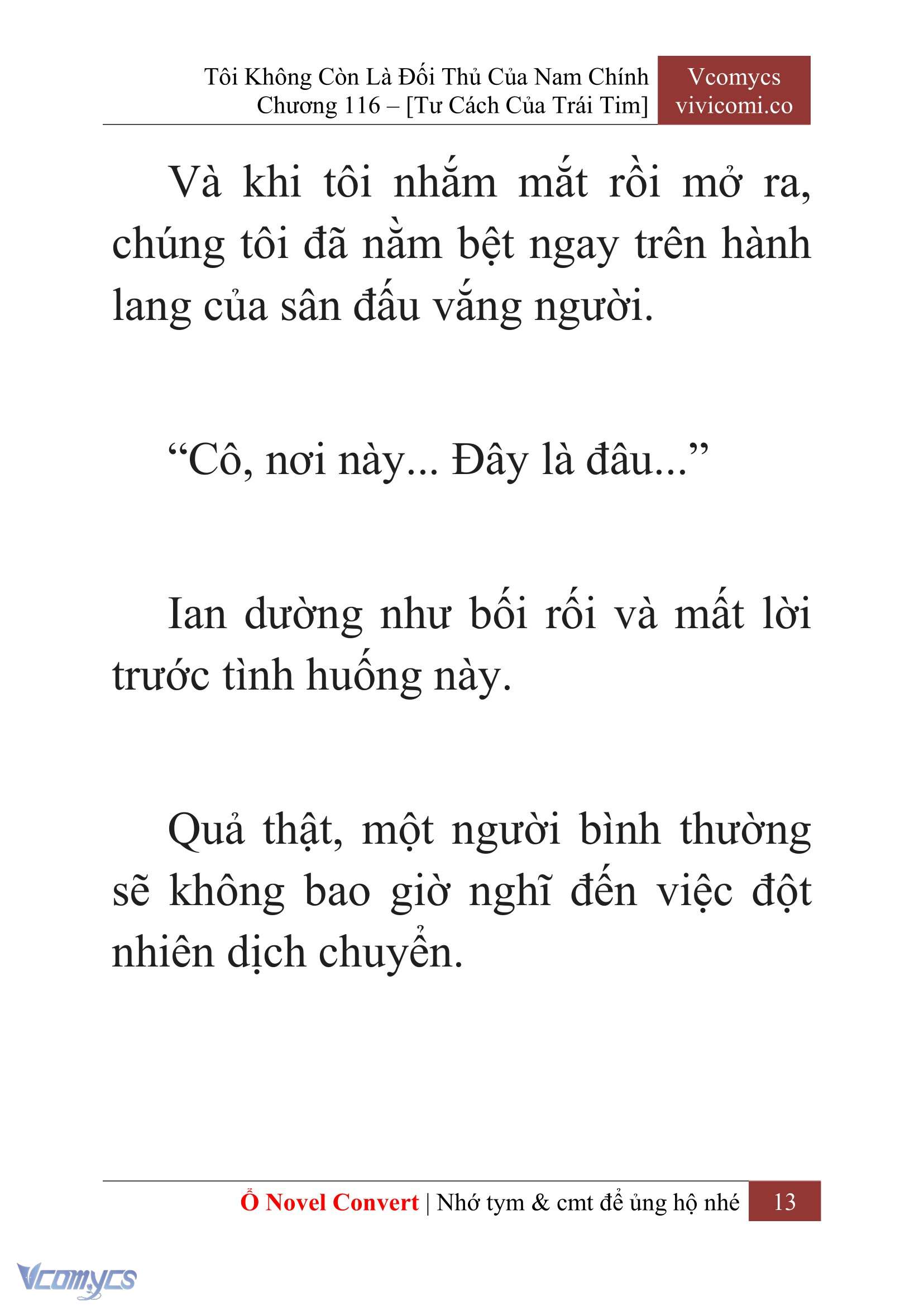 [Novel] Tôi Không Còn Là Đối Thủ Của Nam Chính Chap 116 - Trang 2