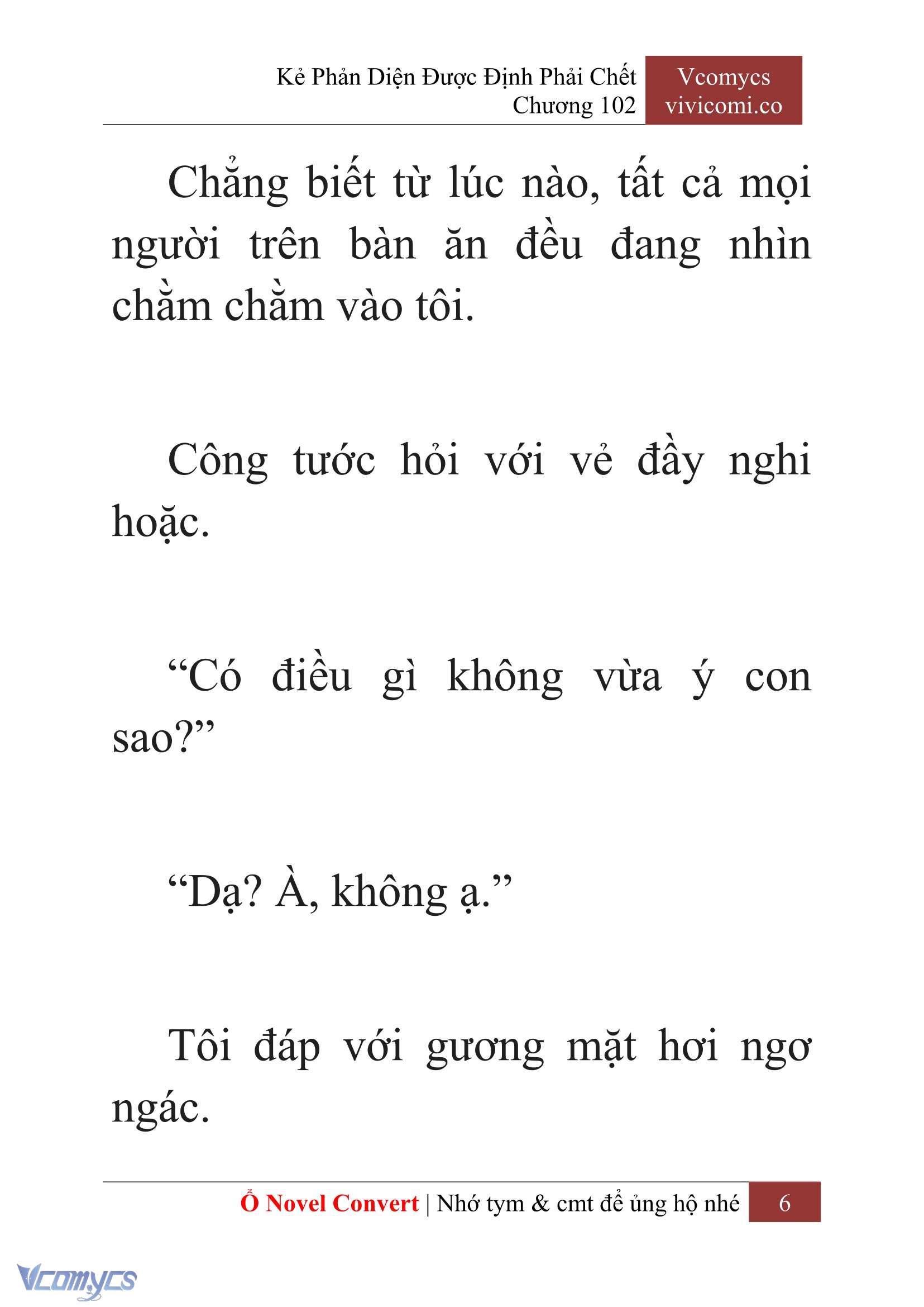 [Novel] Kẻ Phản Diện Được Định Phải Chết Chap 102 - Trang 2