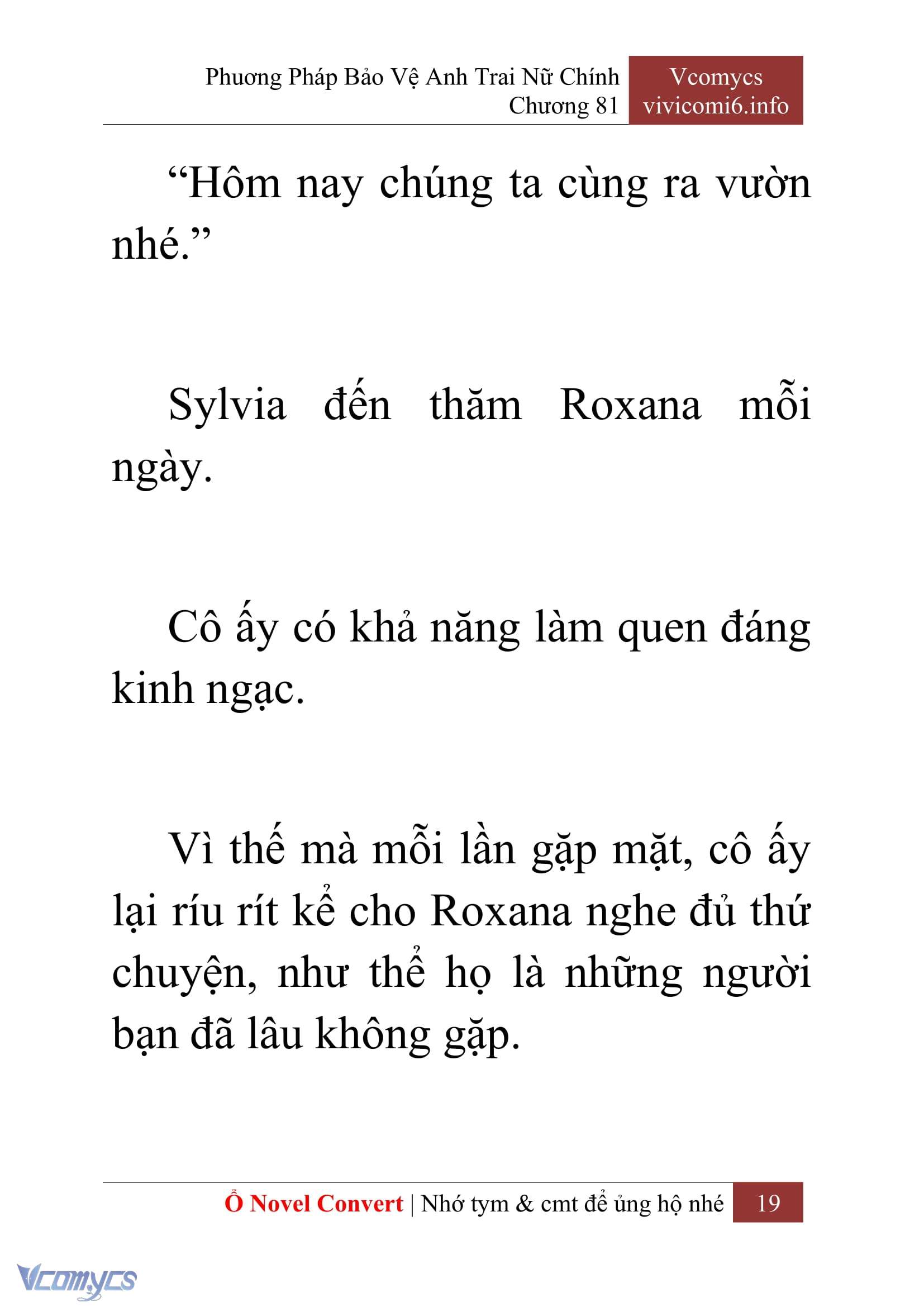 [Novel] Phương Pháp Bảo Vệ Anh Trai Nữ Chính Chap 81 - Trang 2