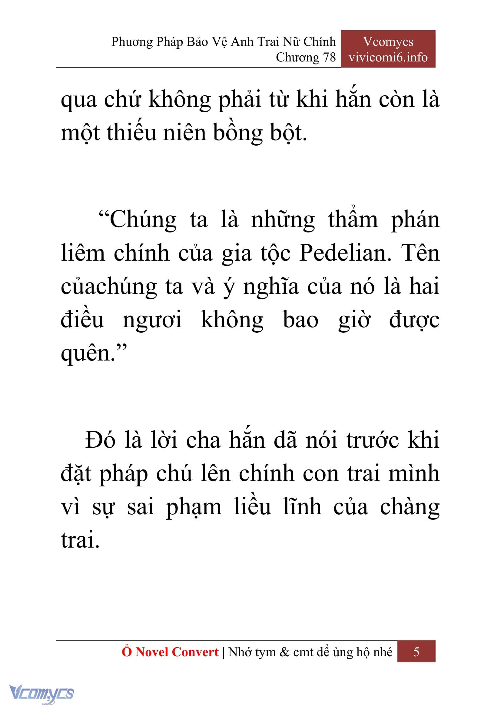 [Novel] Phương Pháp Bảo Vệ Anh Trai Nữ Chính Chap 78 - Trang 2