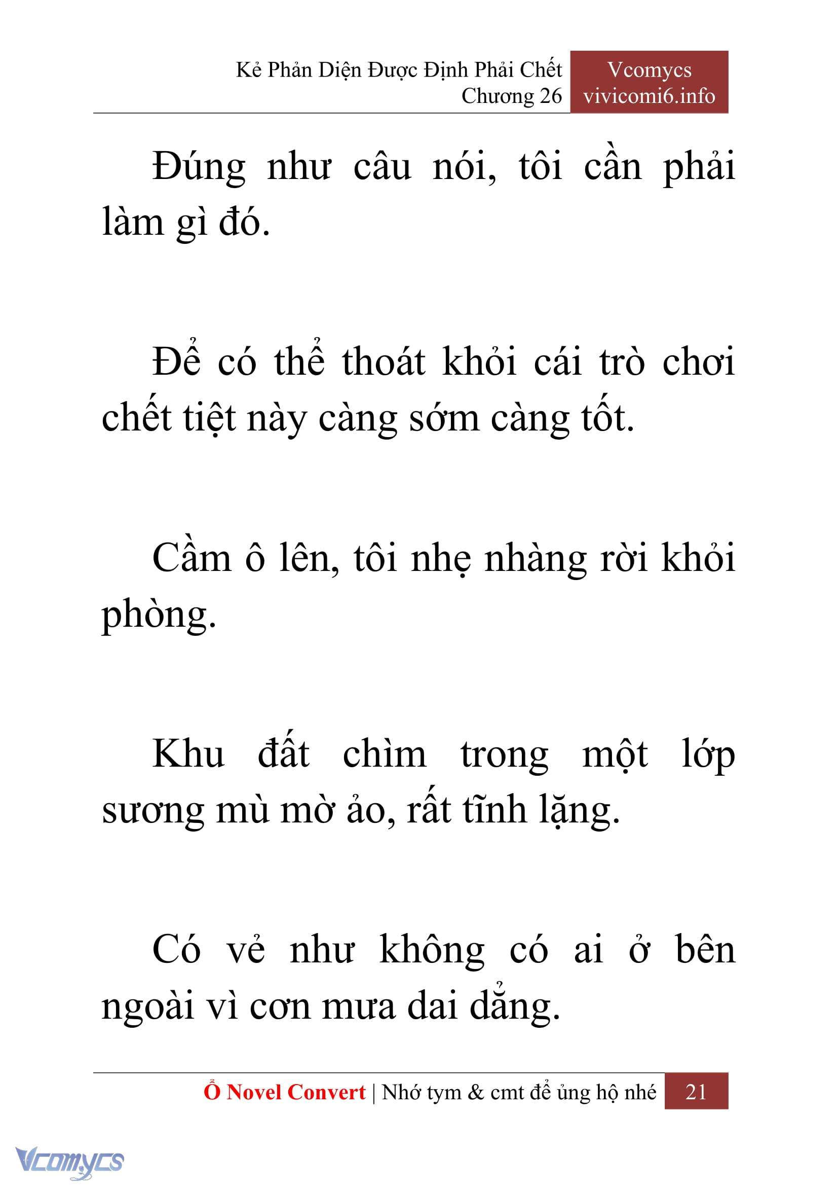 [Novel] Kẻ Phản Diện Được Định Phải Chết Chap 26 - Trang 2