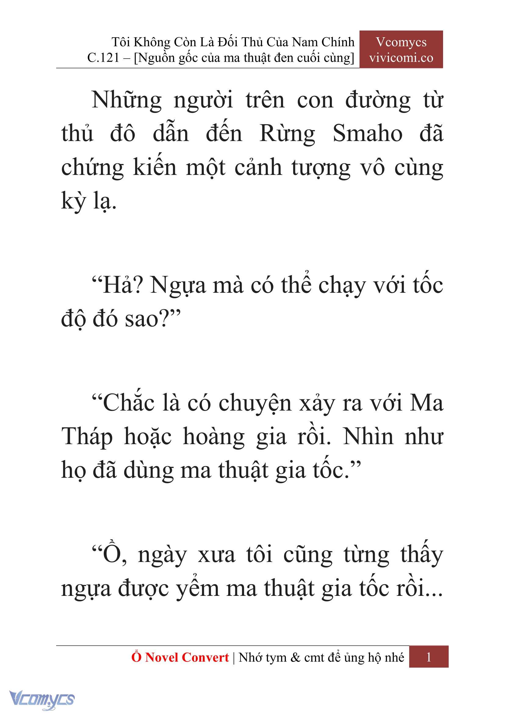 [Novel] Tôi Không Còn Là Đối Thủ Của Nam Chính Chap 121 - Trang 2