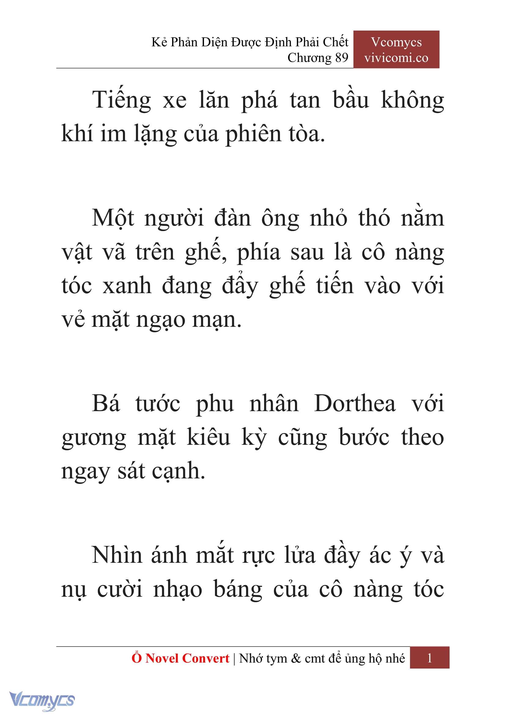 [Novel] Kẻ Phản Diện Được Định Phải Chết Chap 89 - Next Chap 90