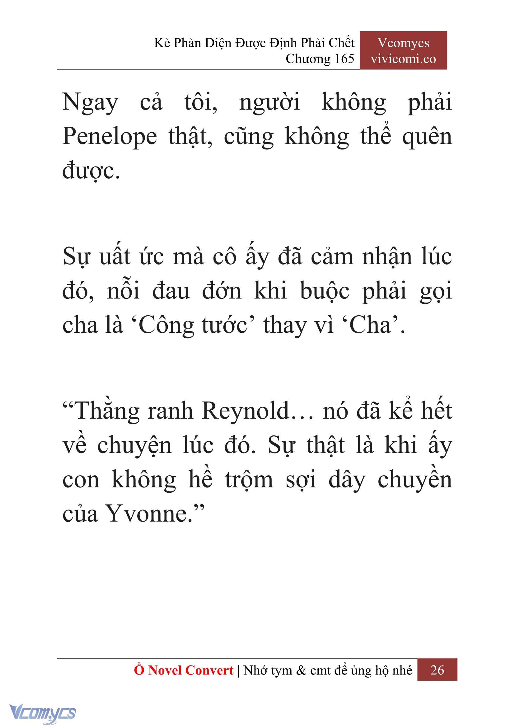 [Novel] Kẻ Phản Diện Được Định Phải Chết Chap 165 - Trang 2
