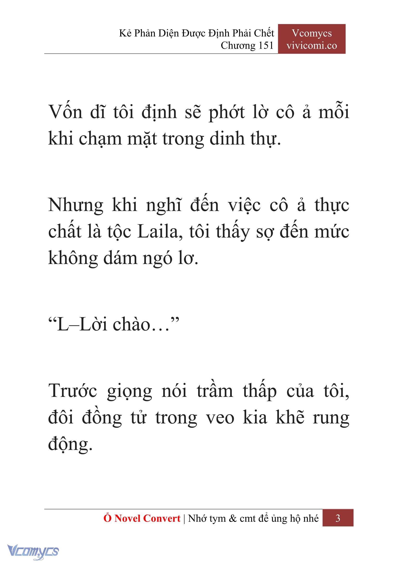 [Novel] Kẻ Phản Diện Được Định Phải Chết Chap 151 - Trang 2
