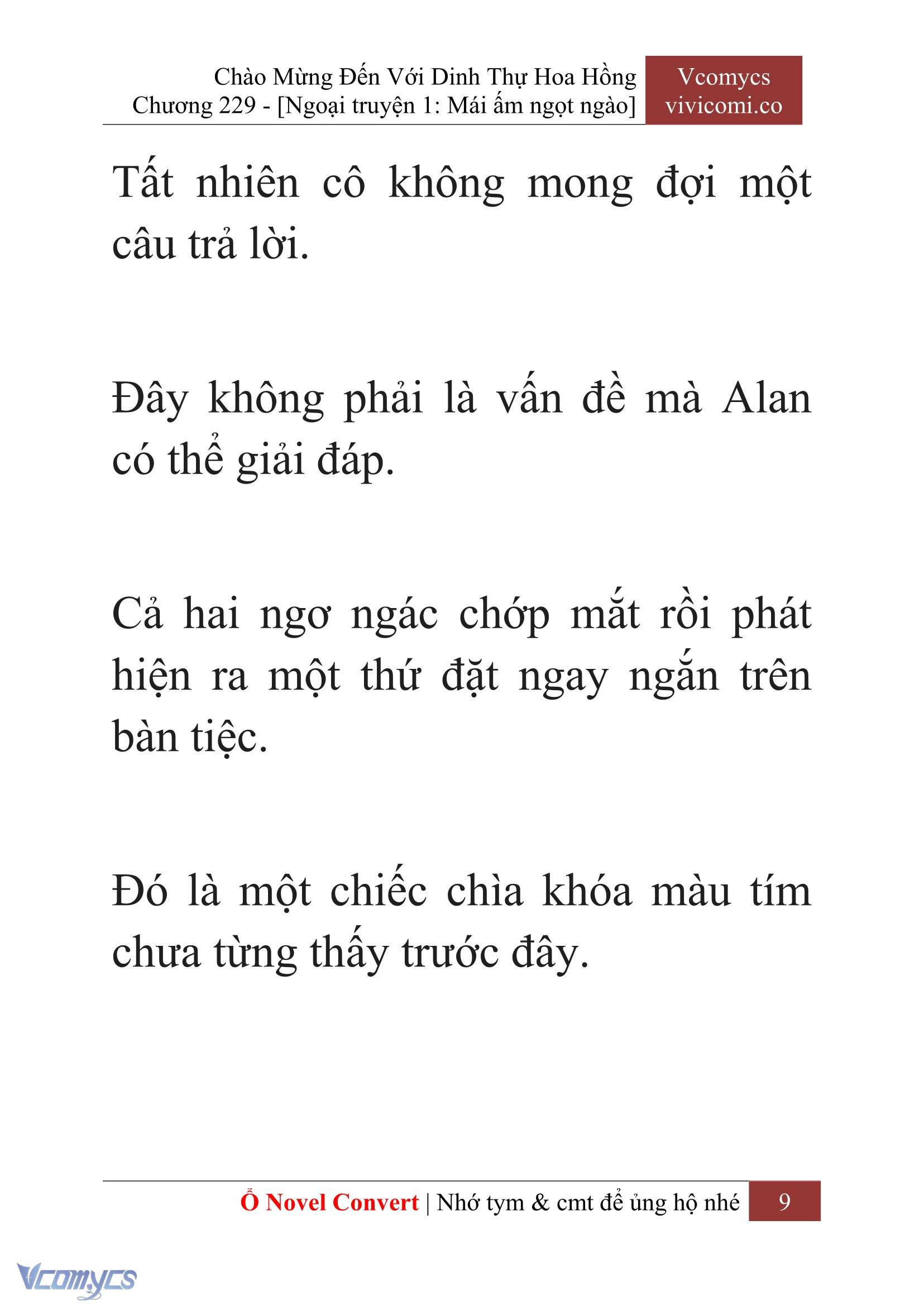 [Novel] Chào Mừng Đến Với Dinh Thự Hoa Hồng Chap 229 - Trang 2