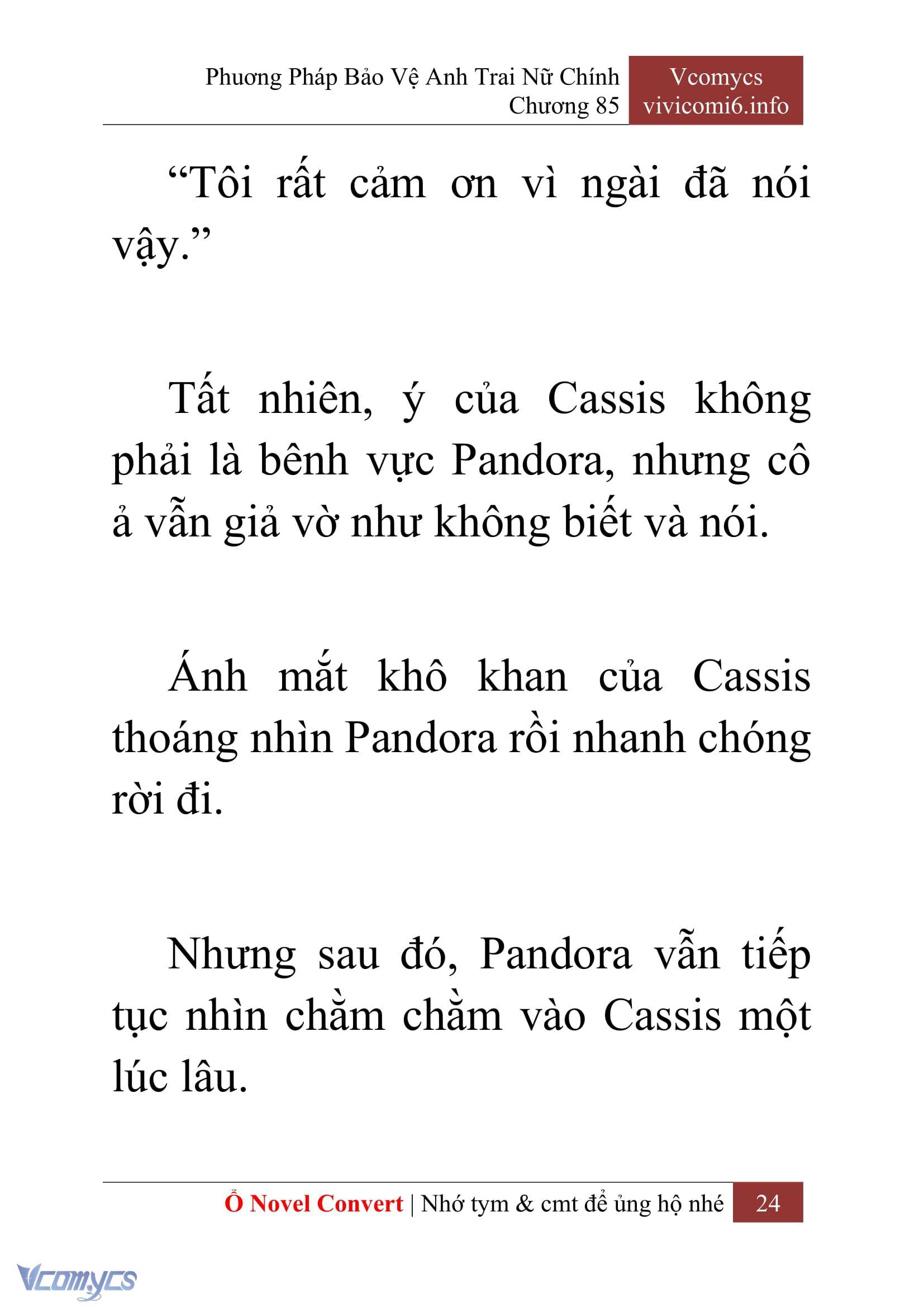 [Novel] Phương Pháp Bảo Vệ Anh Trai Nữ Chính Chap 85 - Trang 2